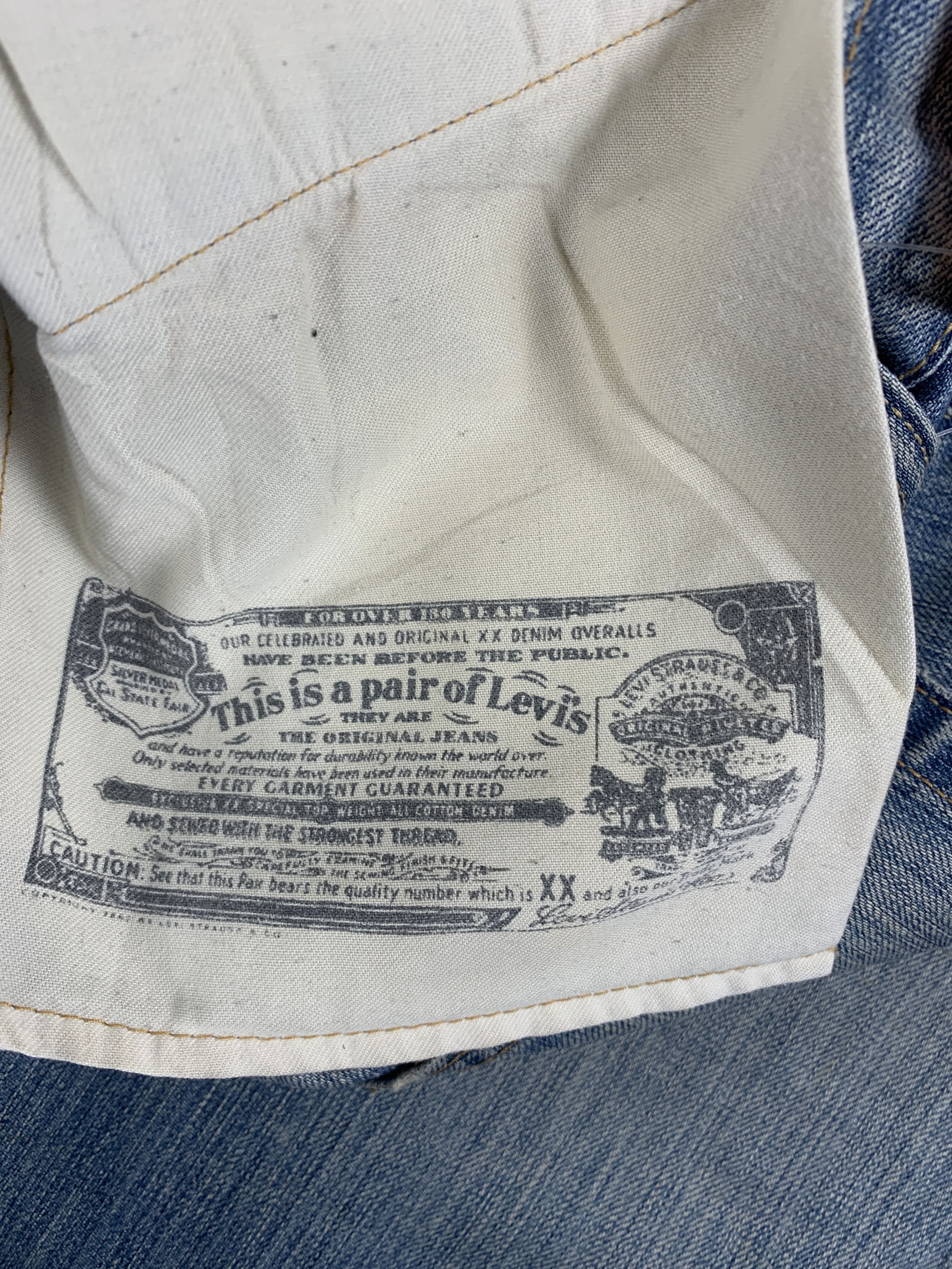 Levi's Vintage 90s LEVI'S 501 Faded Straight Jeans P0065 Size US 32 / EU 48 - 12 Thumbnail