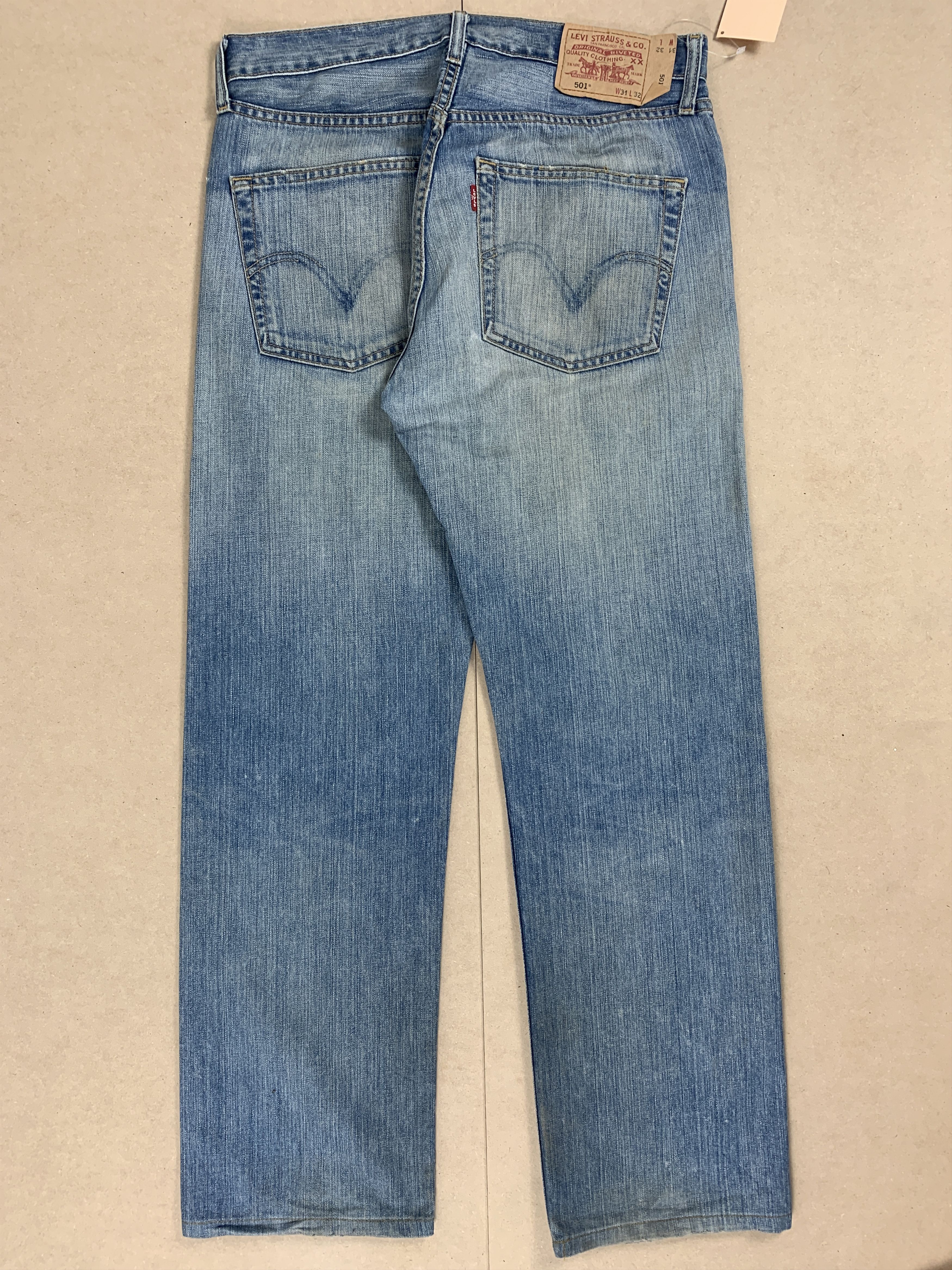 Levi's Vintage 90s LEVI'S 501 Faded Straight Jeans P0065 Size US 32 / EU 48 - 7 Thumbnail