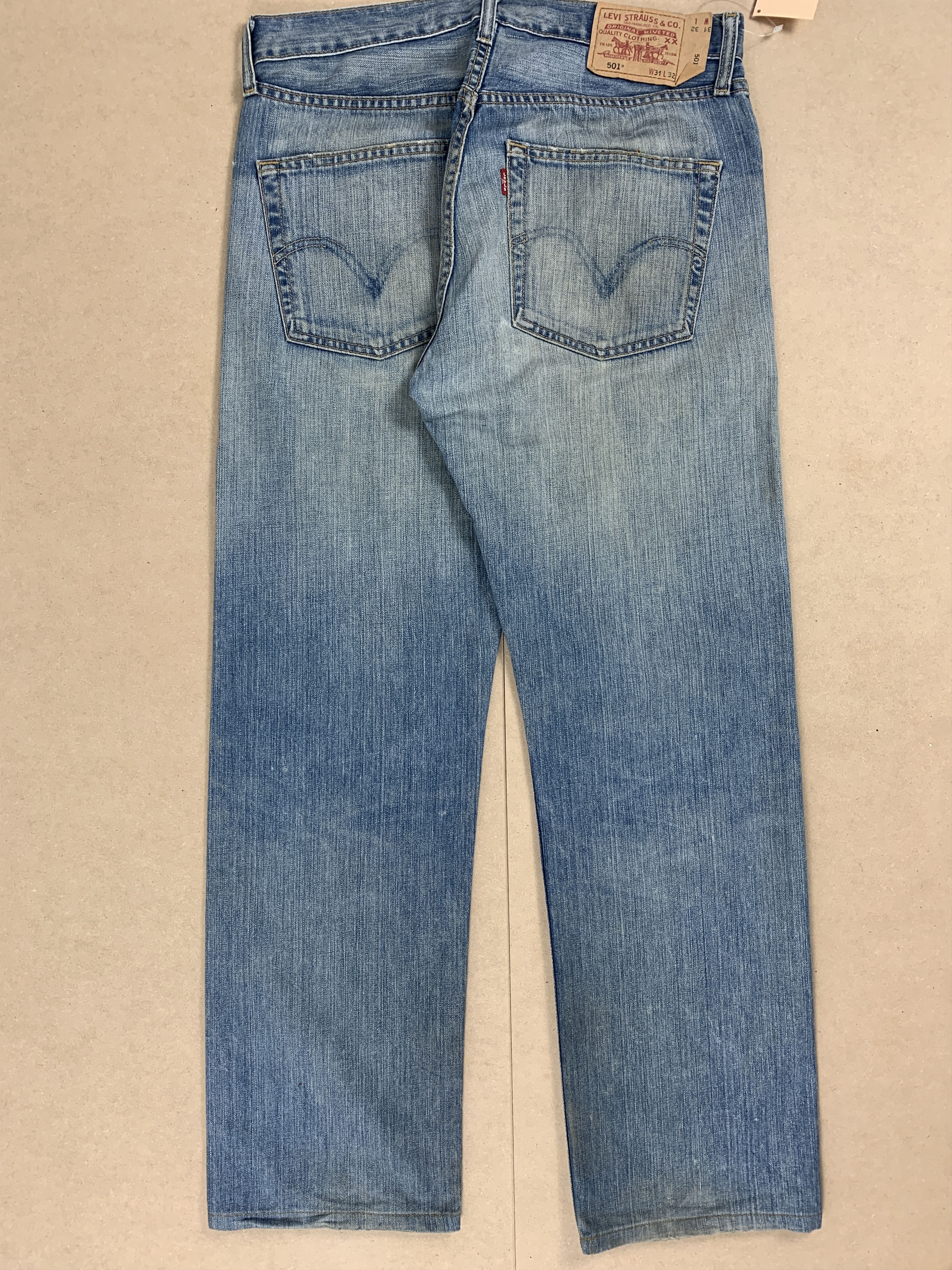 Levi's Vintage 90s LEVI'S 501 Faded Straight Jeans P0065 Size US 32 / EU 48 - 5 Thumbnail