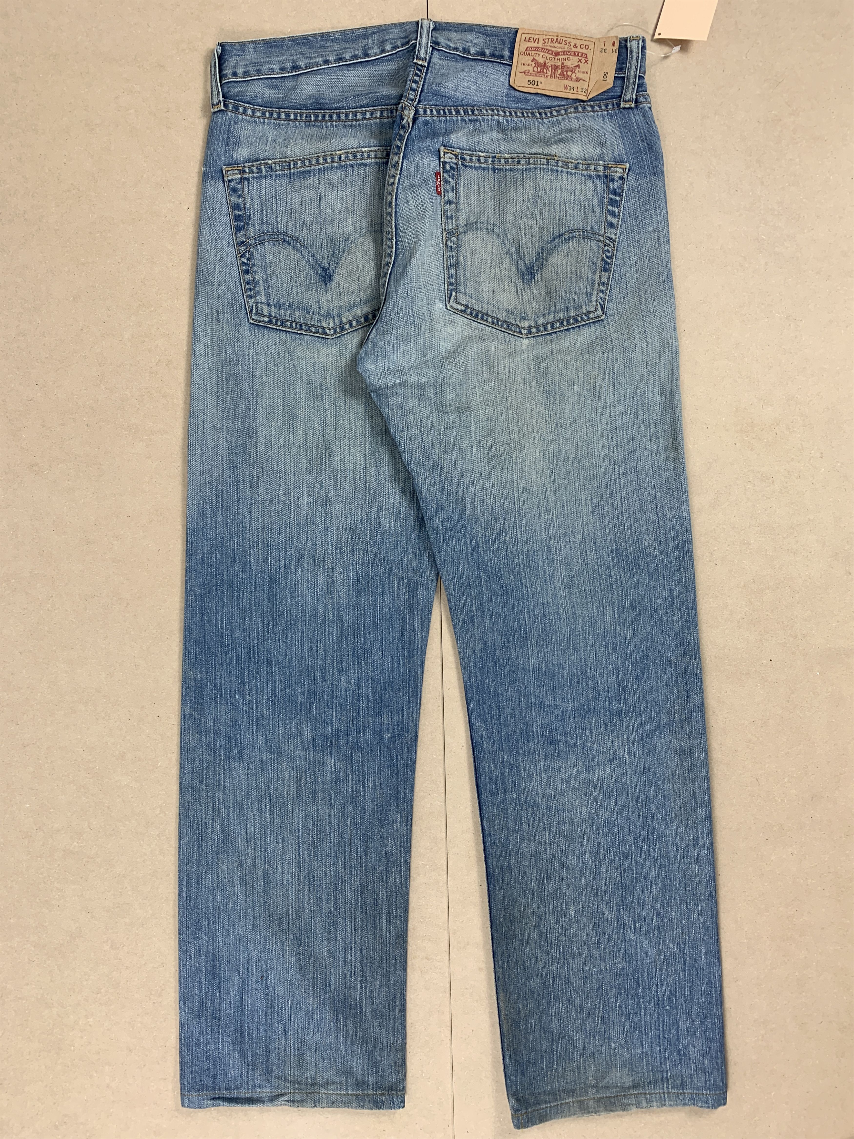 Levi's Vintage 90s LEVI'S 501 Faded Straight Jeans P0065 Size US 32 / EU 48 - 6 Thumbnail