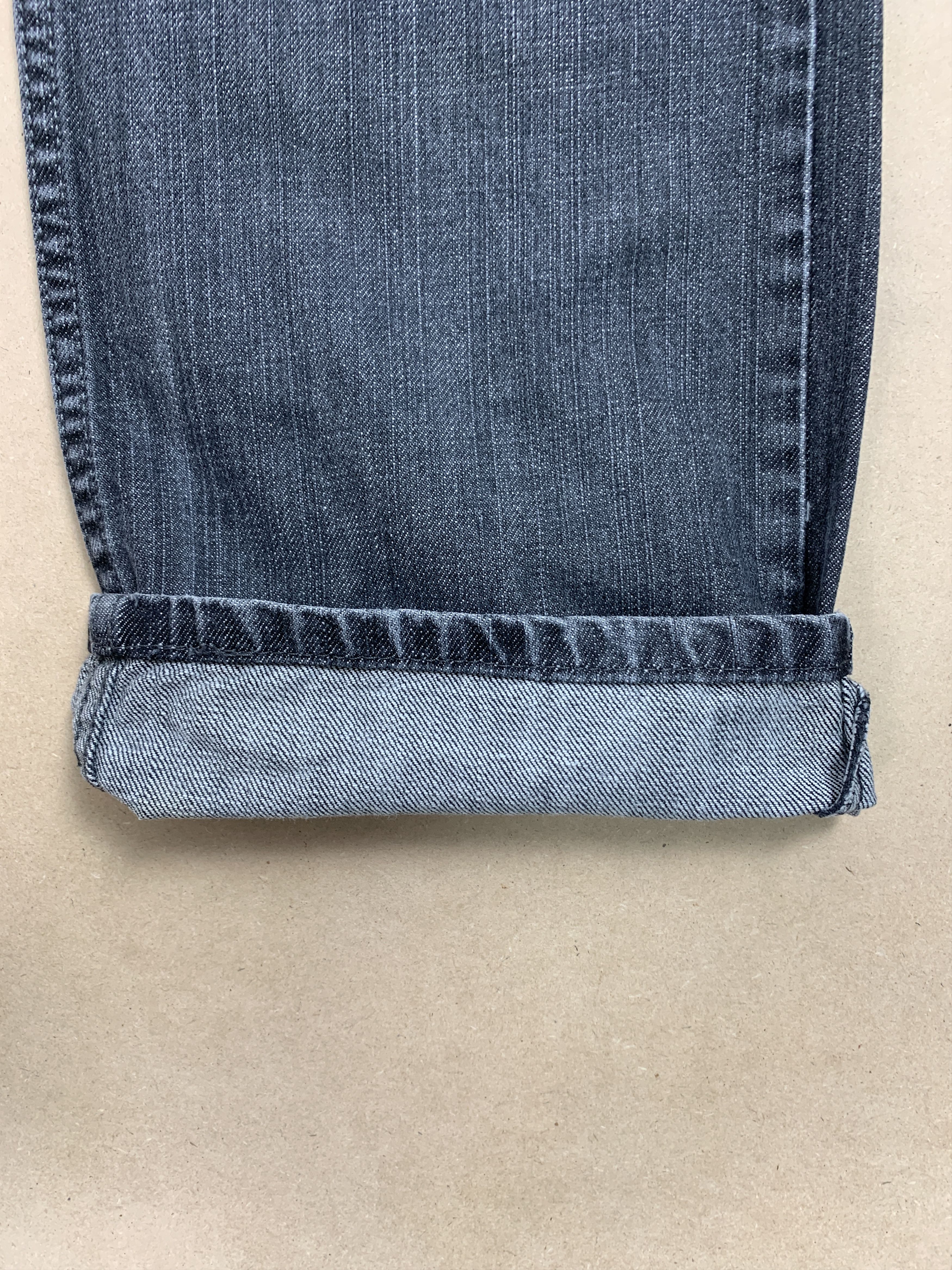 Levi's × Vintage Vintage LEVI's 514 Distressed Faded Straight Cut Black Jeans Size US 36 / EU 52 - 4 Thumbnail
