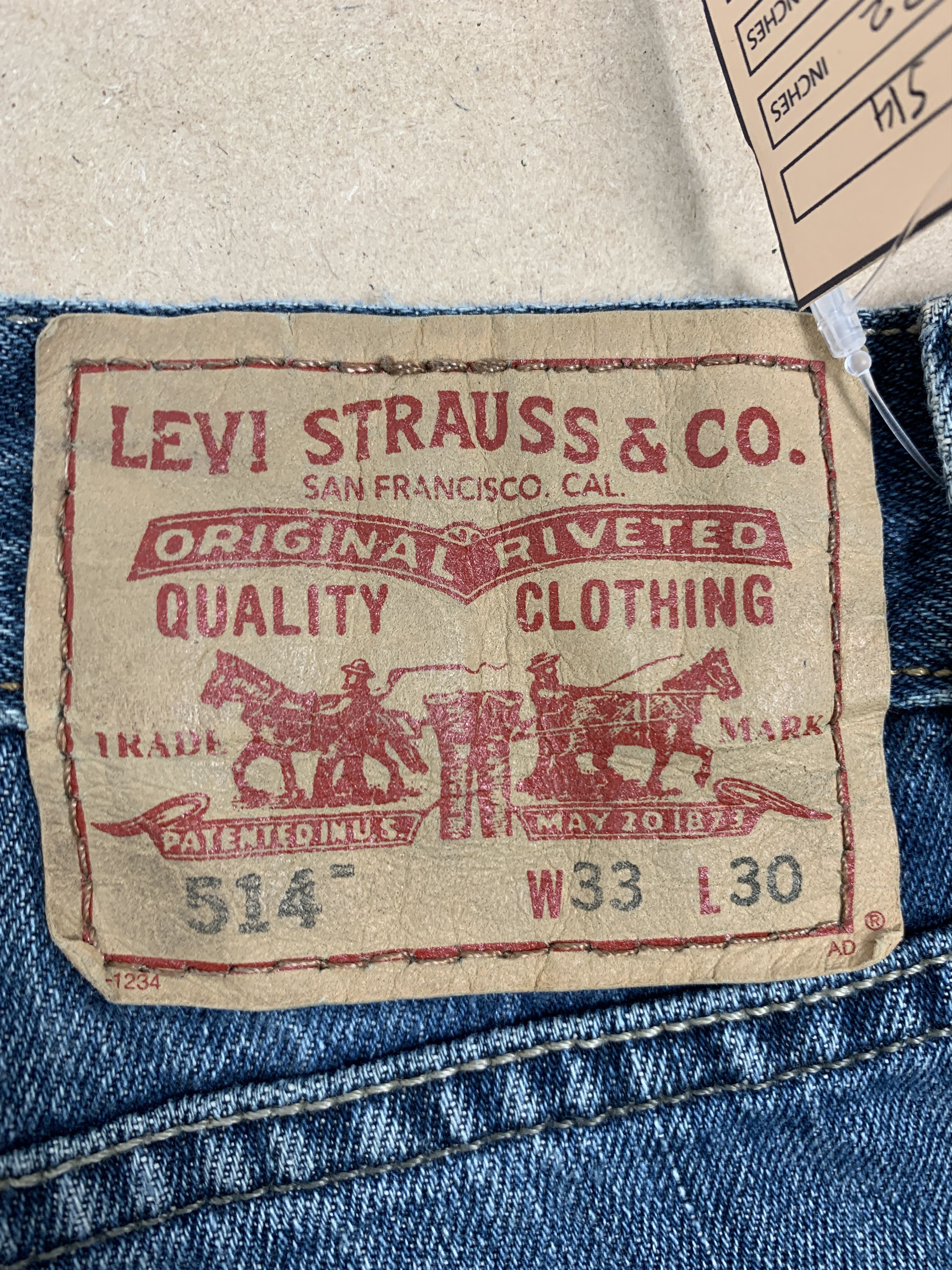 Levi's × Vintage Vintage LEVI'S 514 Distressed Faded Straight Cut Jeans Size US 32 / EU 48 - 12 Thumbnail