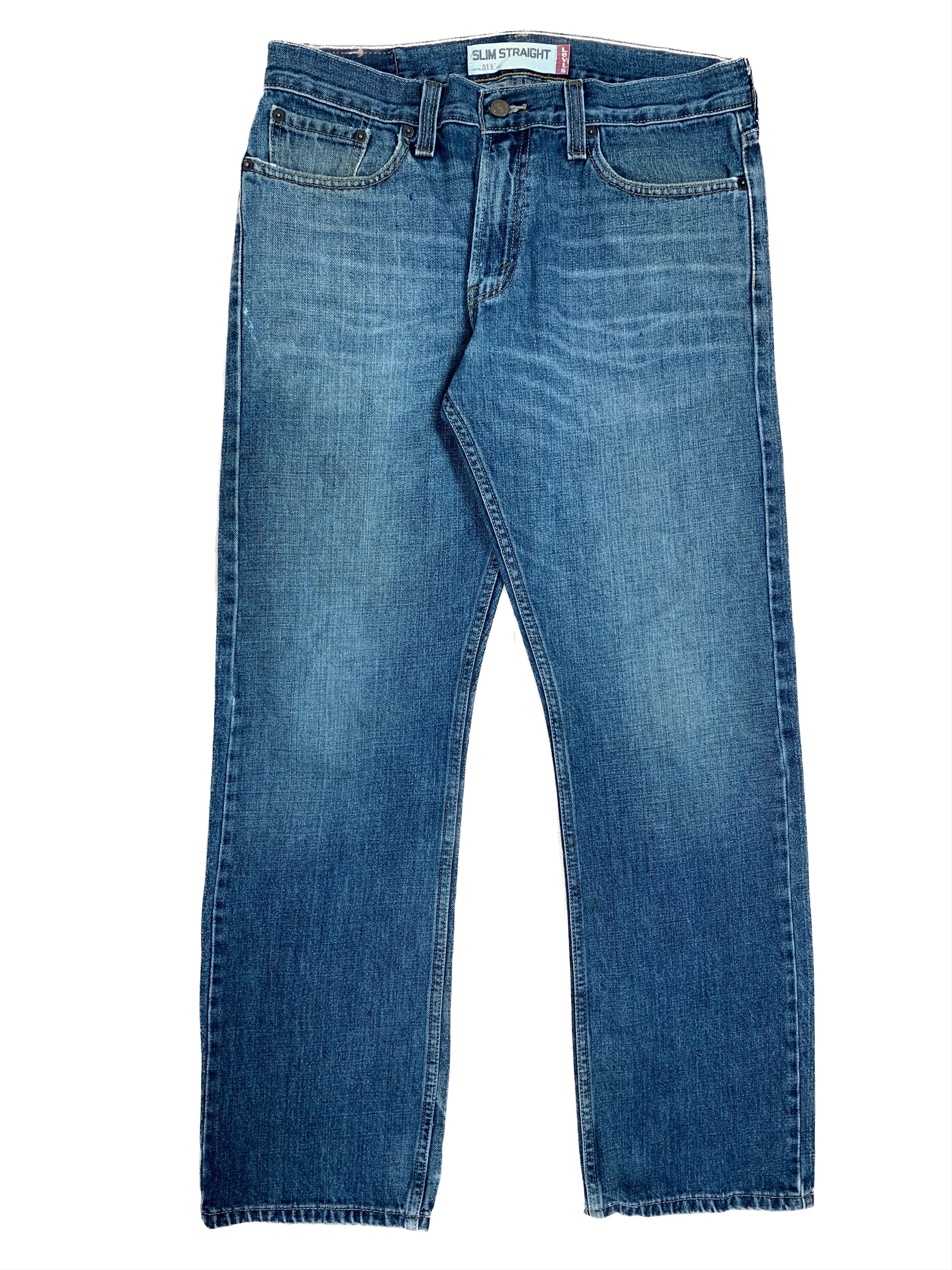 Levi's × Vintage Vintage LEVI'S 514 Distressed Faded Straight Cut Jeans Size US 32 / EU 48 - 1 Thumbnail