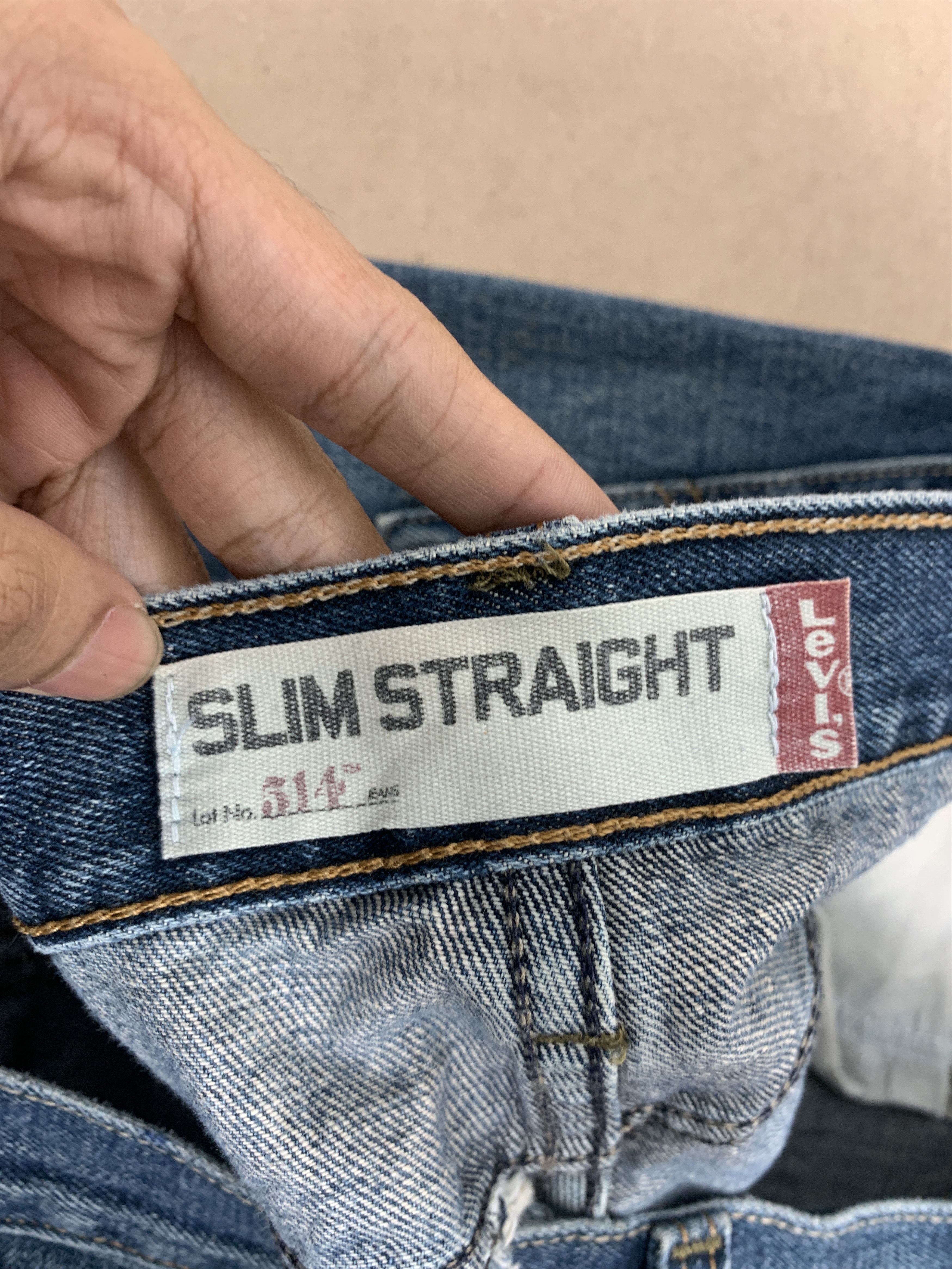 Levi's × Vintage Vintage LEVI'S 514 Distressed Faded Straight Cut Jeans Size US 32 / EU 48 - 16 Thumbnail