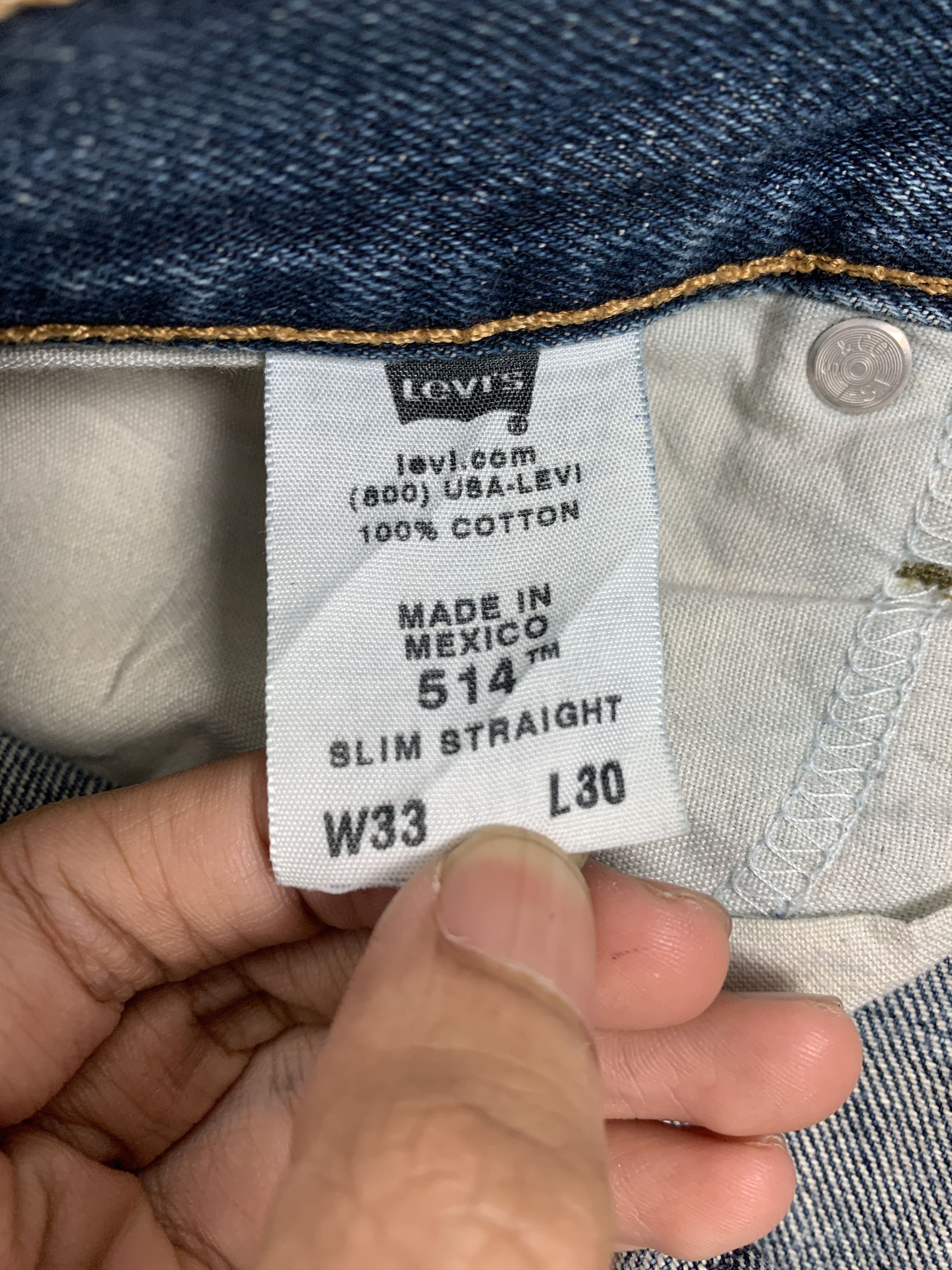Levi's × Vintage Vintage LEVI'S 514 Distressed Faded Straight Cut Jeans Size US 32 / EU 48 - 14 Thumbnail