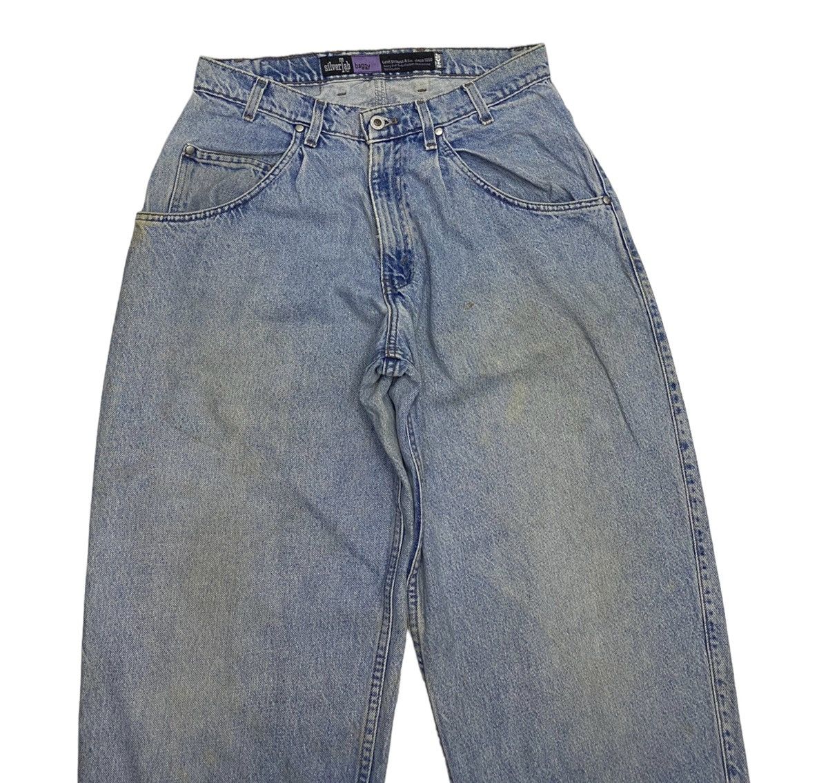Levi's LEVIS SILVER TAB BAGGY DENIM PANTS RARE Size US 31 - 3 Thumbnail