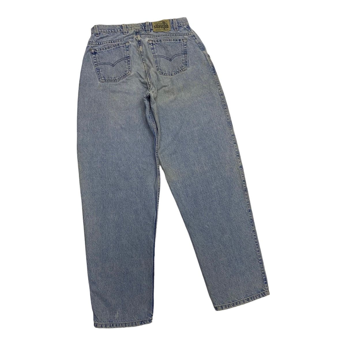 Levi's LEVIS SILVER TAB BAGGY DENIM PANTS RARE Size US 31 - 7 Thumbnail