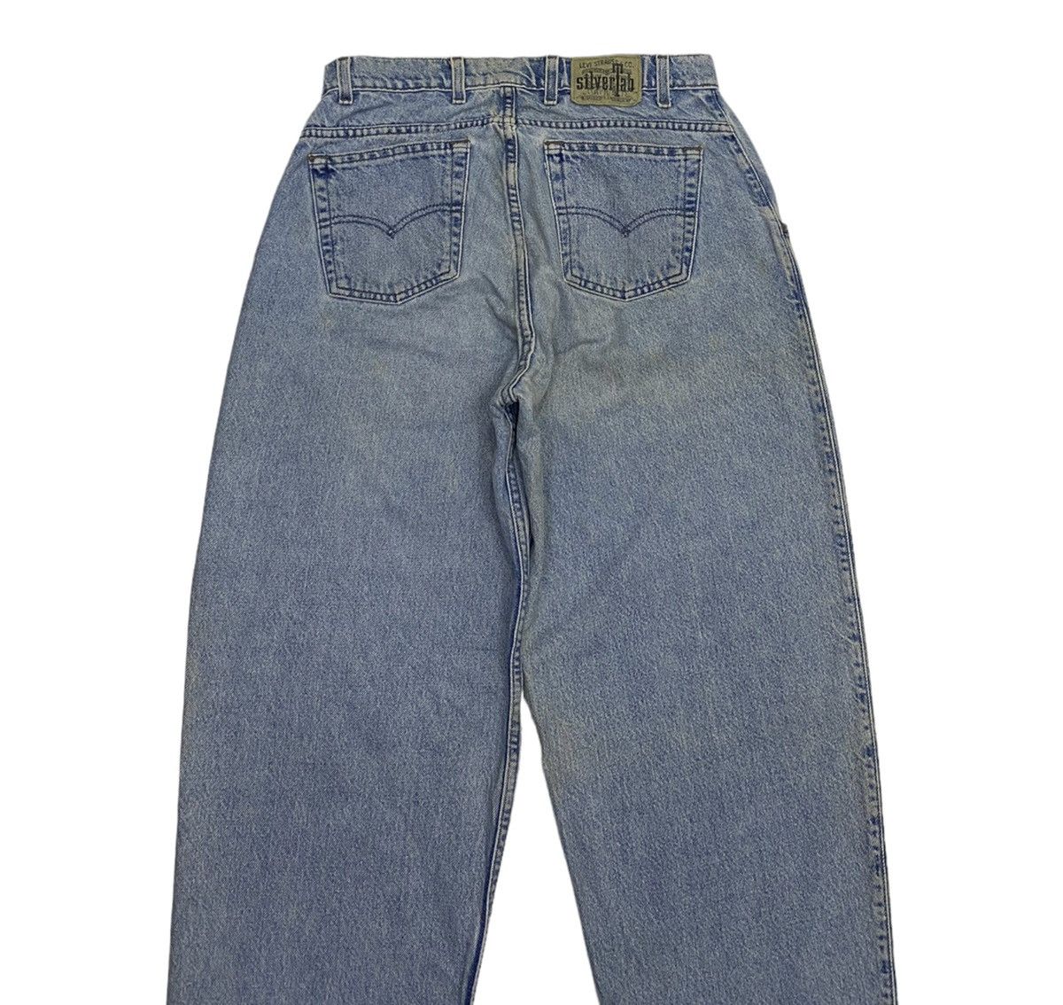 Levi's LEVIS SILVER TAB BAGGY DENIM PANTS RARE Size US 31 - 4 Thumbnail