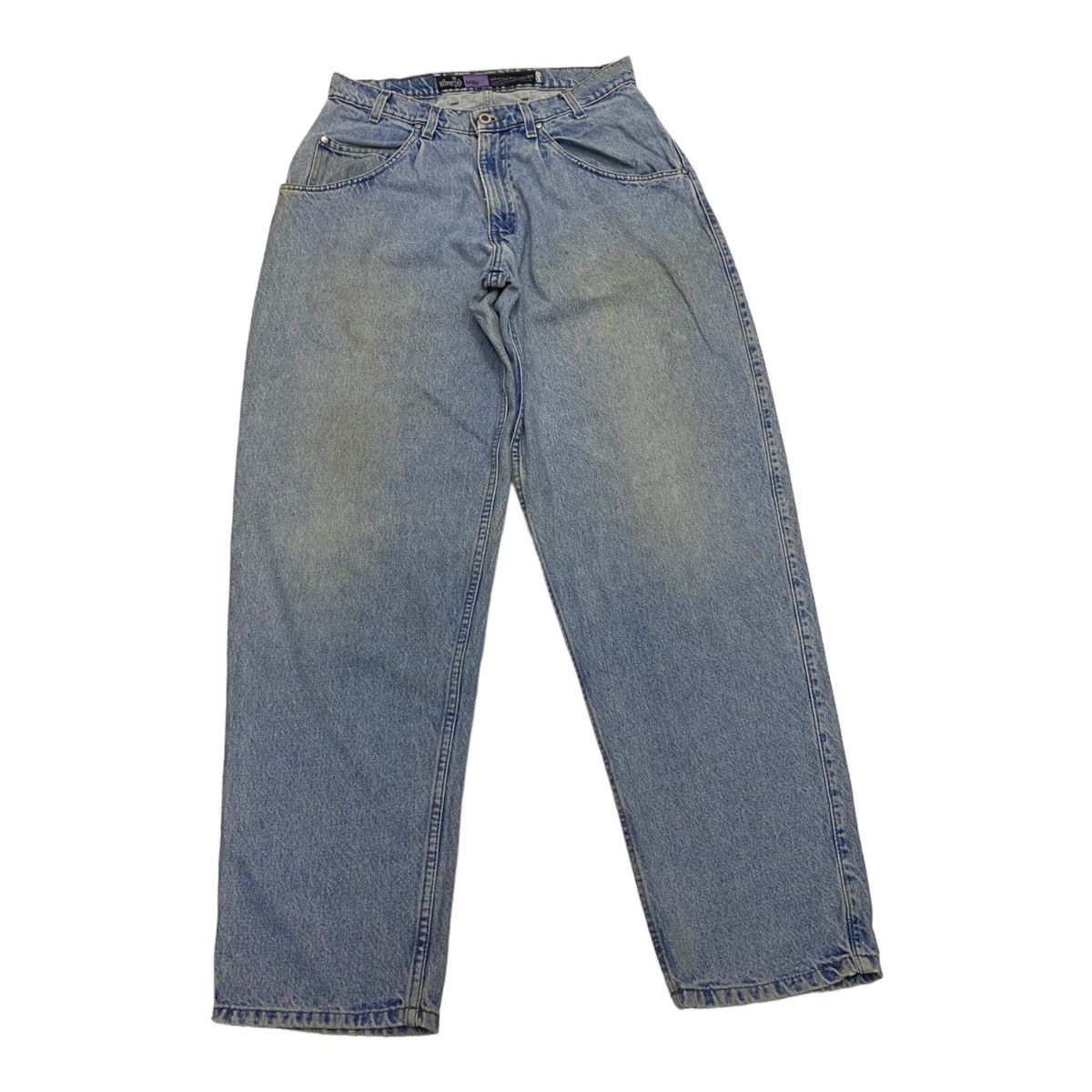 Levi's LEVIS SILVER TAB BAGGY DENIM PANTS RARE Size US 31 - 6 Thumbnail