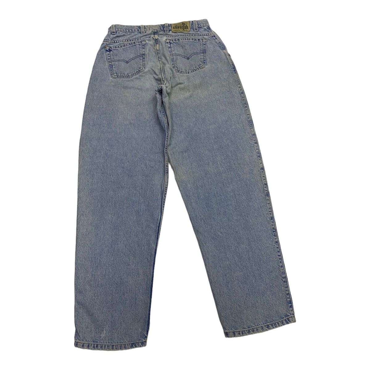 Levi's LEVIS SILVER TAB BAGGY DENIM PANTS RARE Size US 31 - 8 Thumbnail
