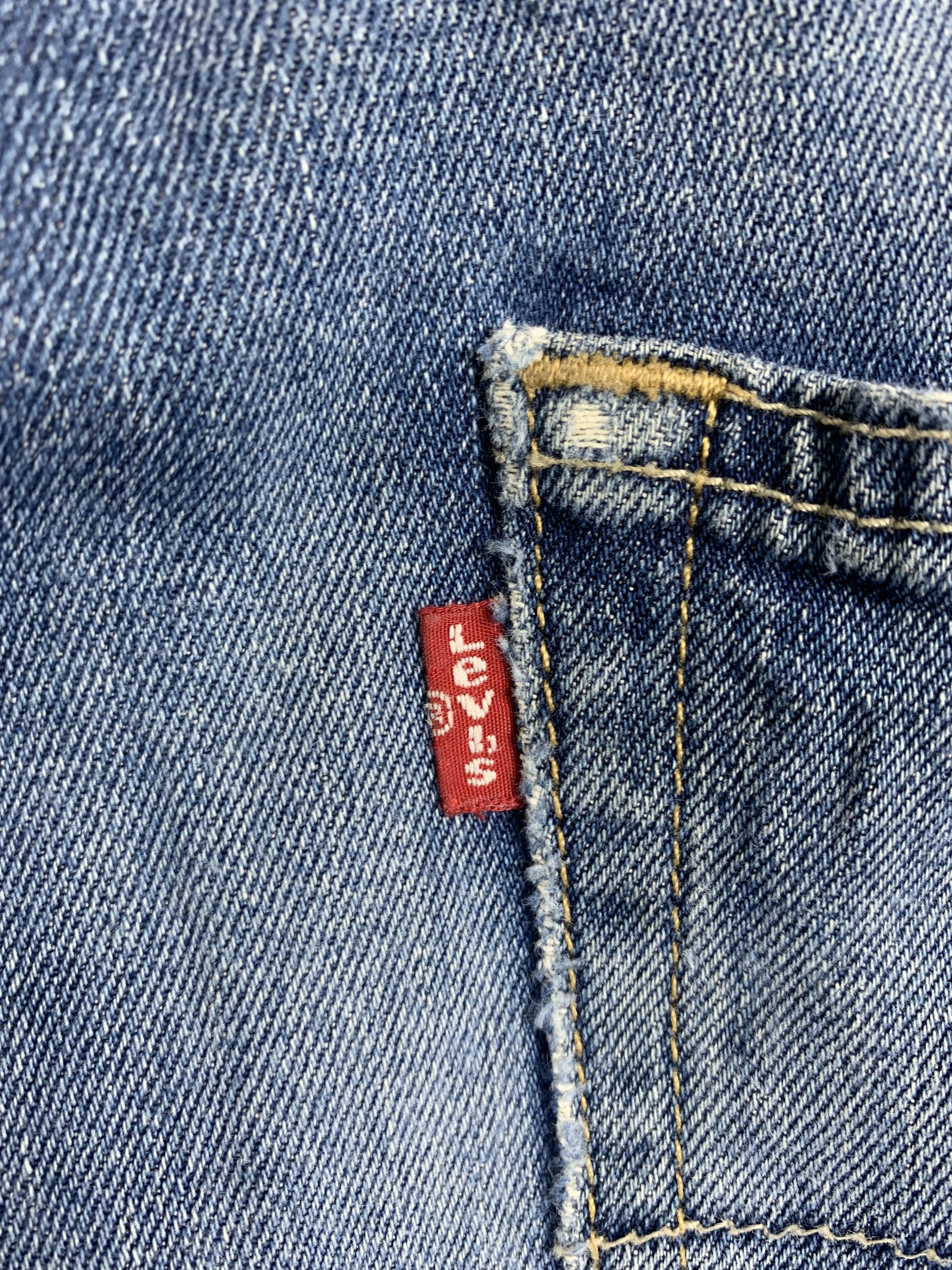 Levi's × Vintage Vintage LEVI'S 541 Athletic Taper Mid Wash Jeans Size US 32 / EU 48 - 9 Thumbnail
