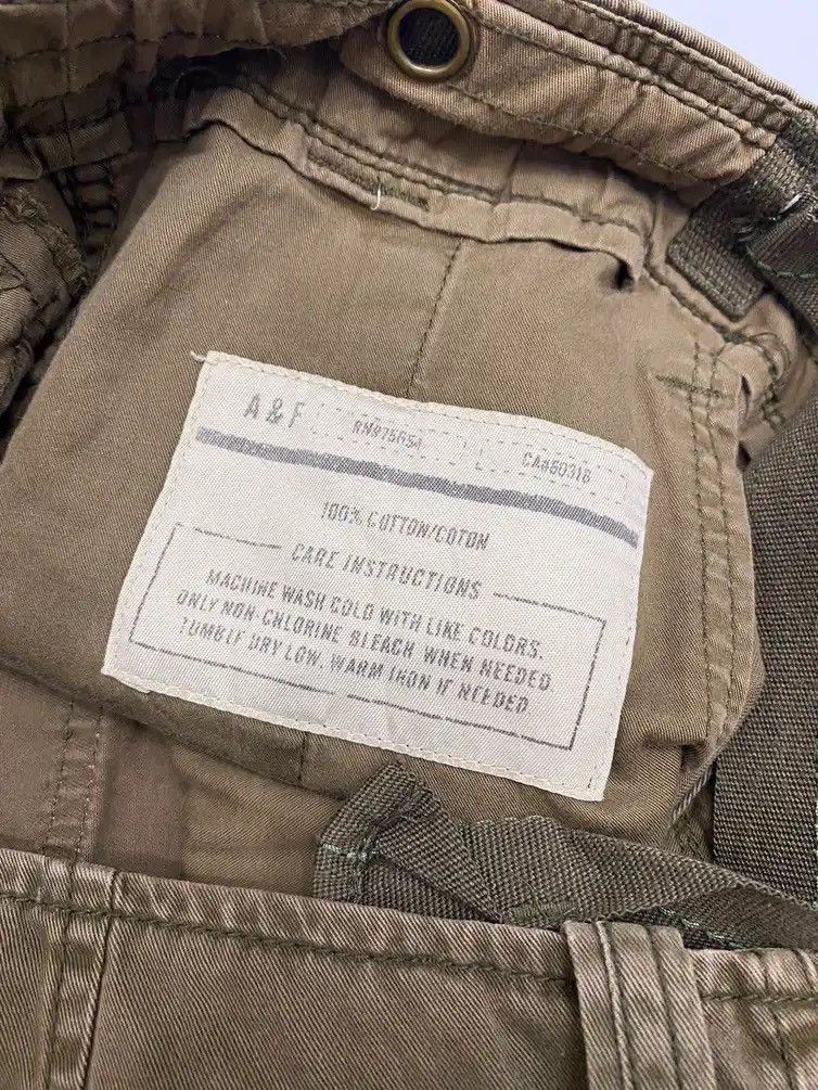 Abercrombie & Fitch AW08 ABERCROMBIE AND FITCH MILITARY CARGO PANTS Size US 36 / EU 52 - 8 Thumbnail