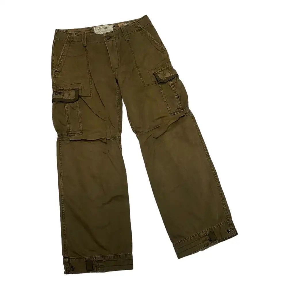 Abercrombie & Fitch AW08 ABERCROMBIE AND FITCH MILITARY CARGO PANTS Size US 36 / EU 52 - 6 Thumbnail