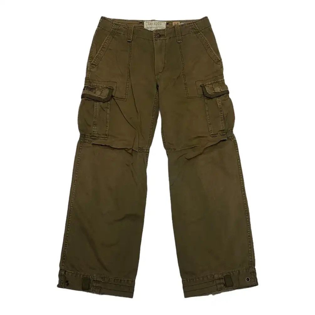 Image of Abercrombie Fitch x General Research Aw08 Abercrombie And Fitch Military Cargo Pants in Brown (Size