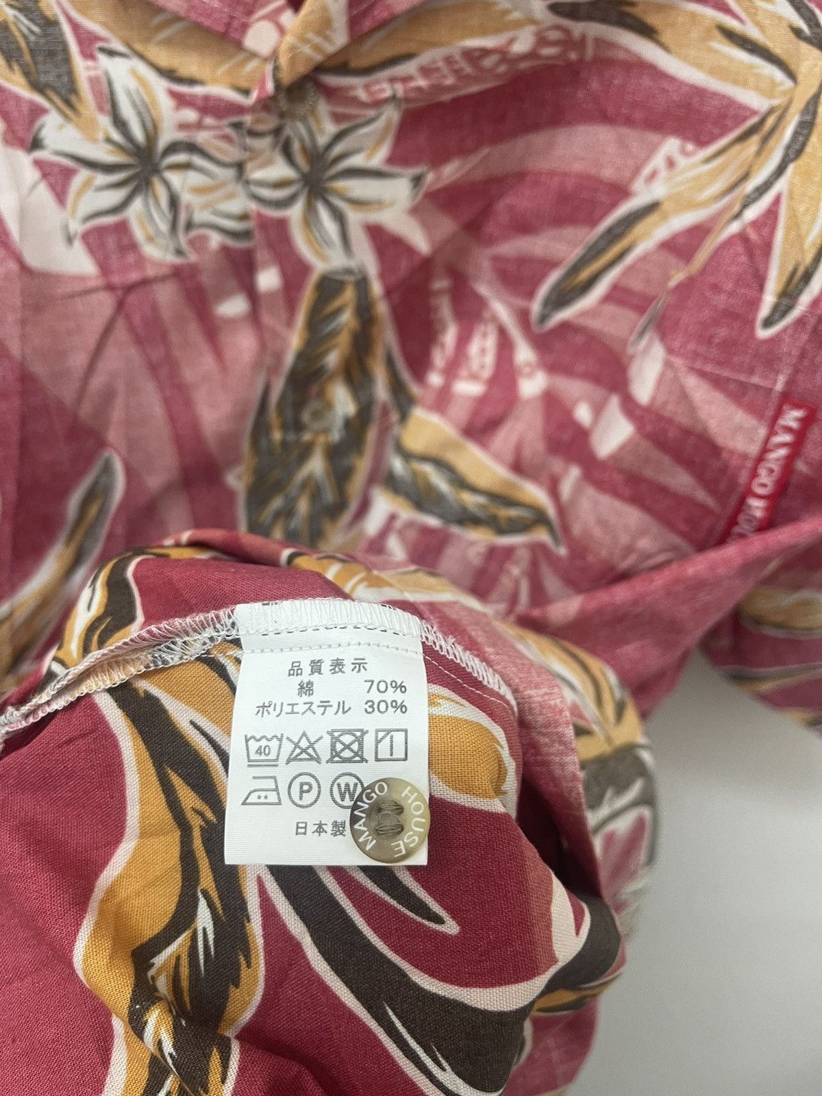 14th Addiction Rare Vintage MANGO HOUSE OKINAWA Japan Hawaii Flora Design Size US L / EU 52-54 / 3 - 4 Thumbnail