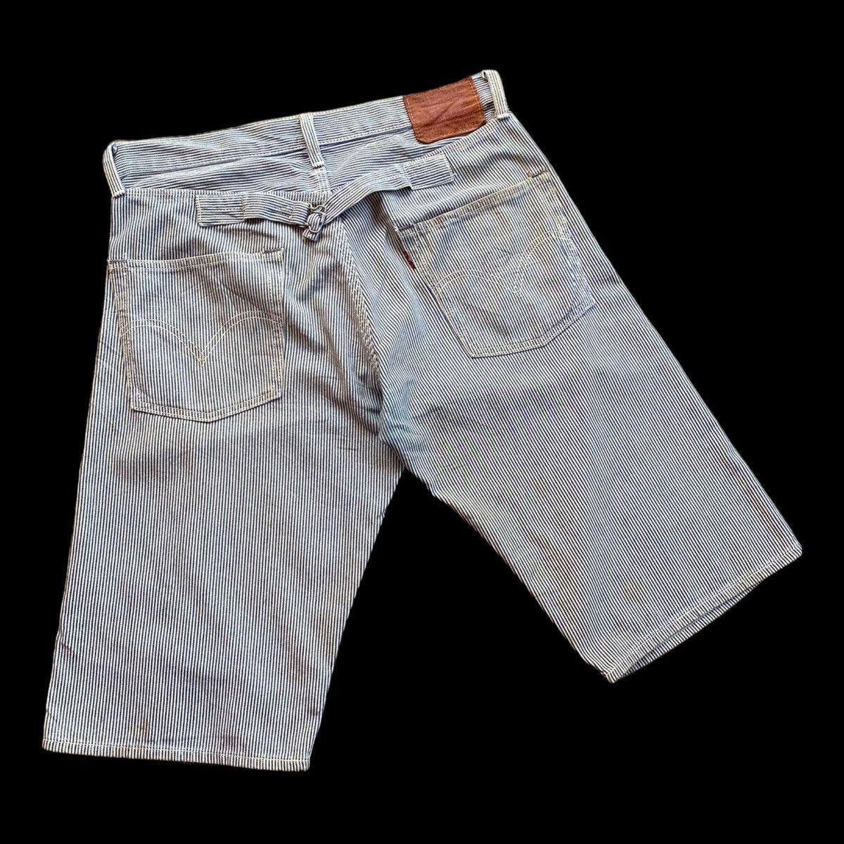 Levi's VINTAGE LEVIS 503 BUCKLE BACK HICKORY STRIPE SHORT-PANTS Size US 34 / EU 50 - 8 Thumbnail