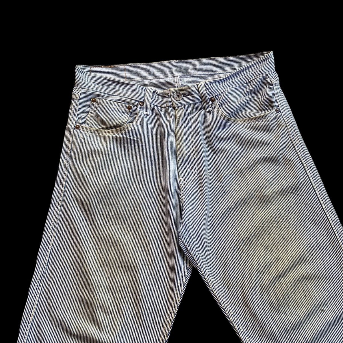 Levi's VINTAGE LEVIS 503 BUCKLE BACK HICKORY STRIPE SHORT-PANTS Size US 34 / EU 50 - 7 Thumbnail