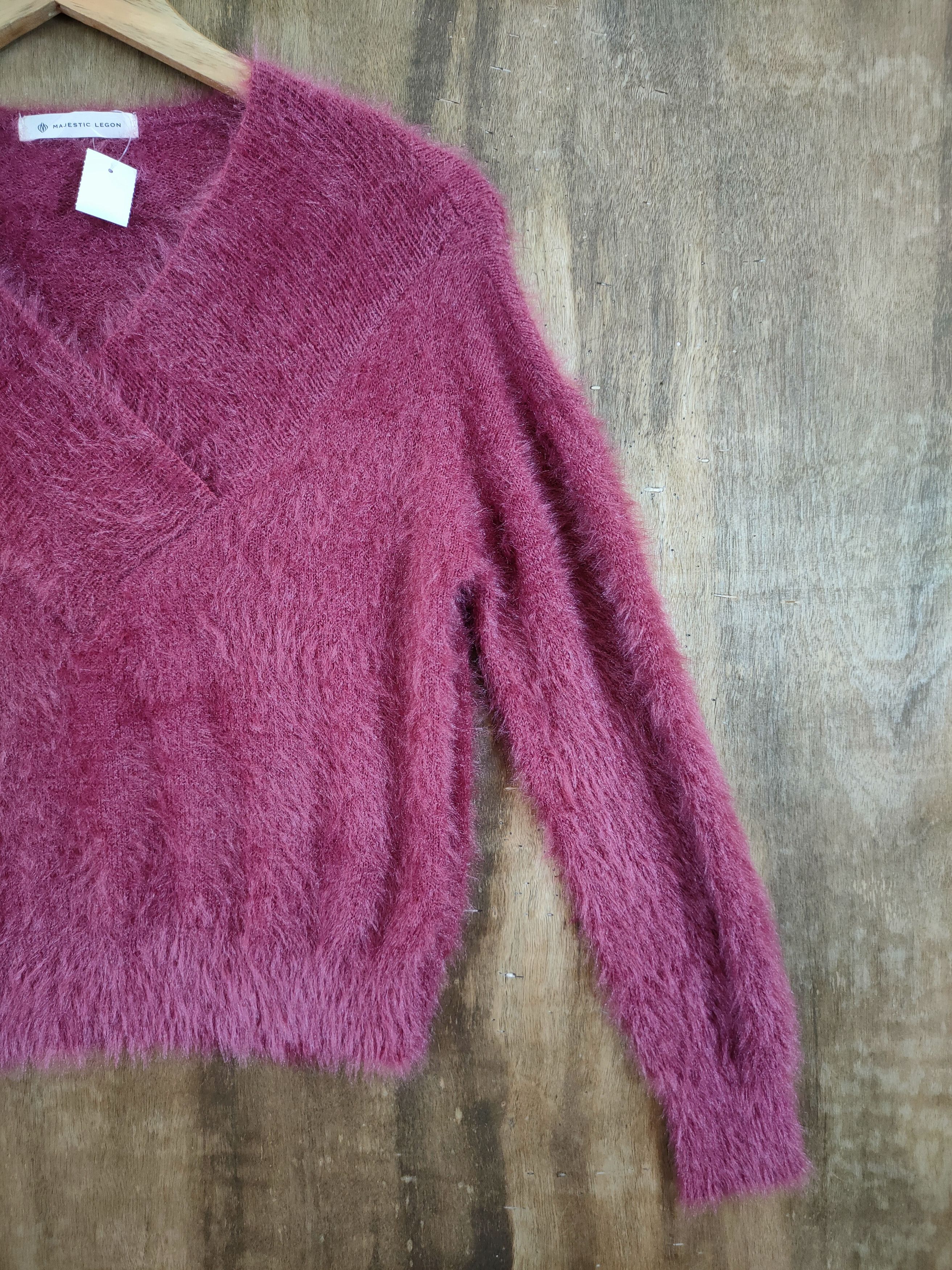 Grailed D Majestic Legon mohair shag shaggy fur knitwear #46-1020 Size S / US 4 / IT 40 - 3 Thumbnail