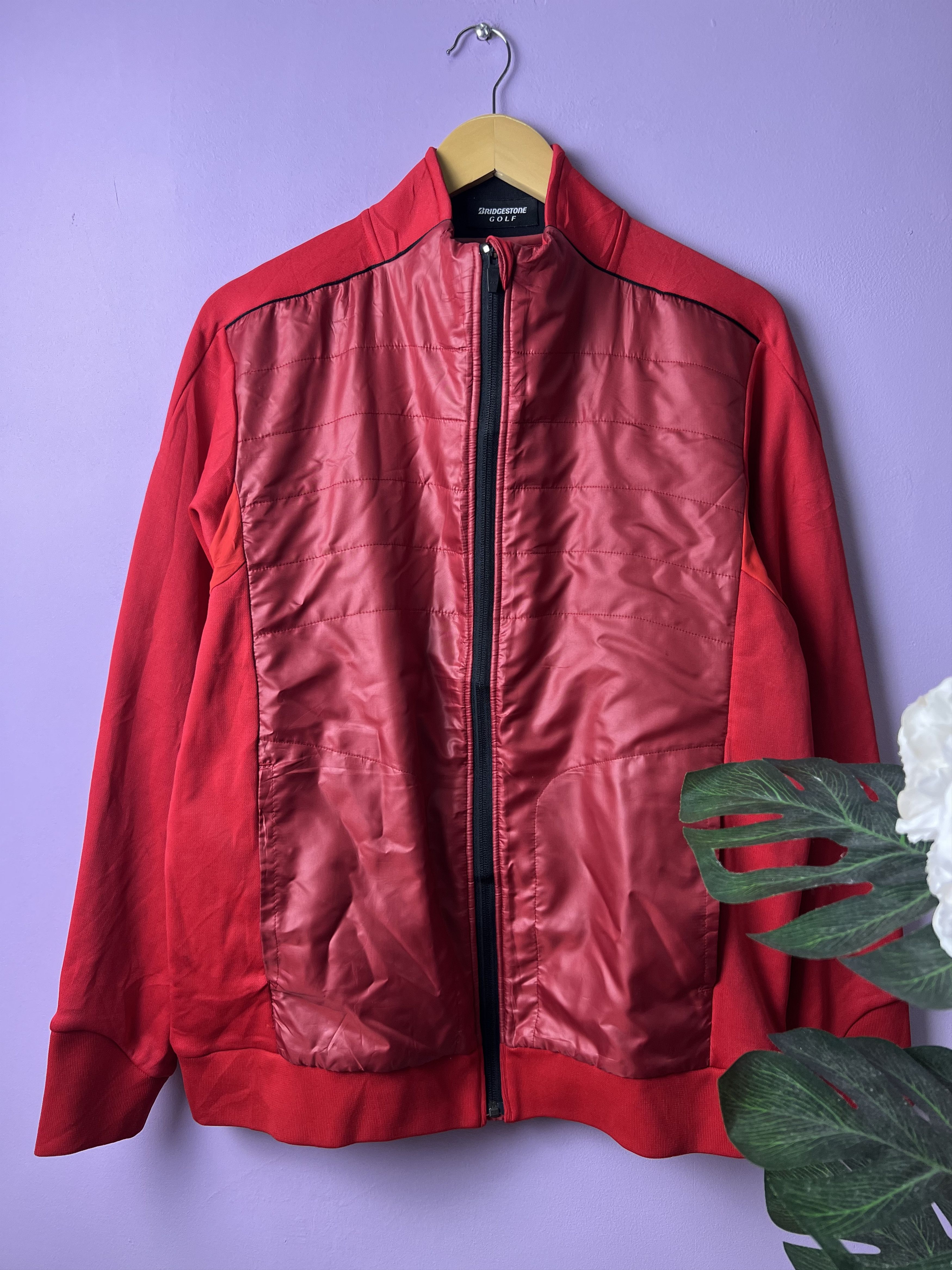 Japanese Brand 🔥Vintage Red Bridgestone Golf Light Jackets Size US M / EU 48-50 / 2 - 2 Thumbnail