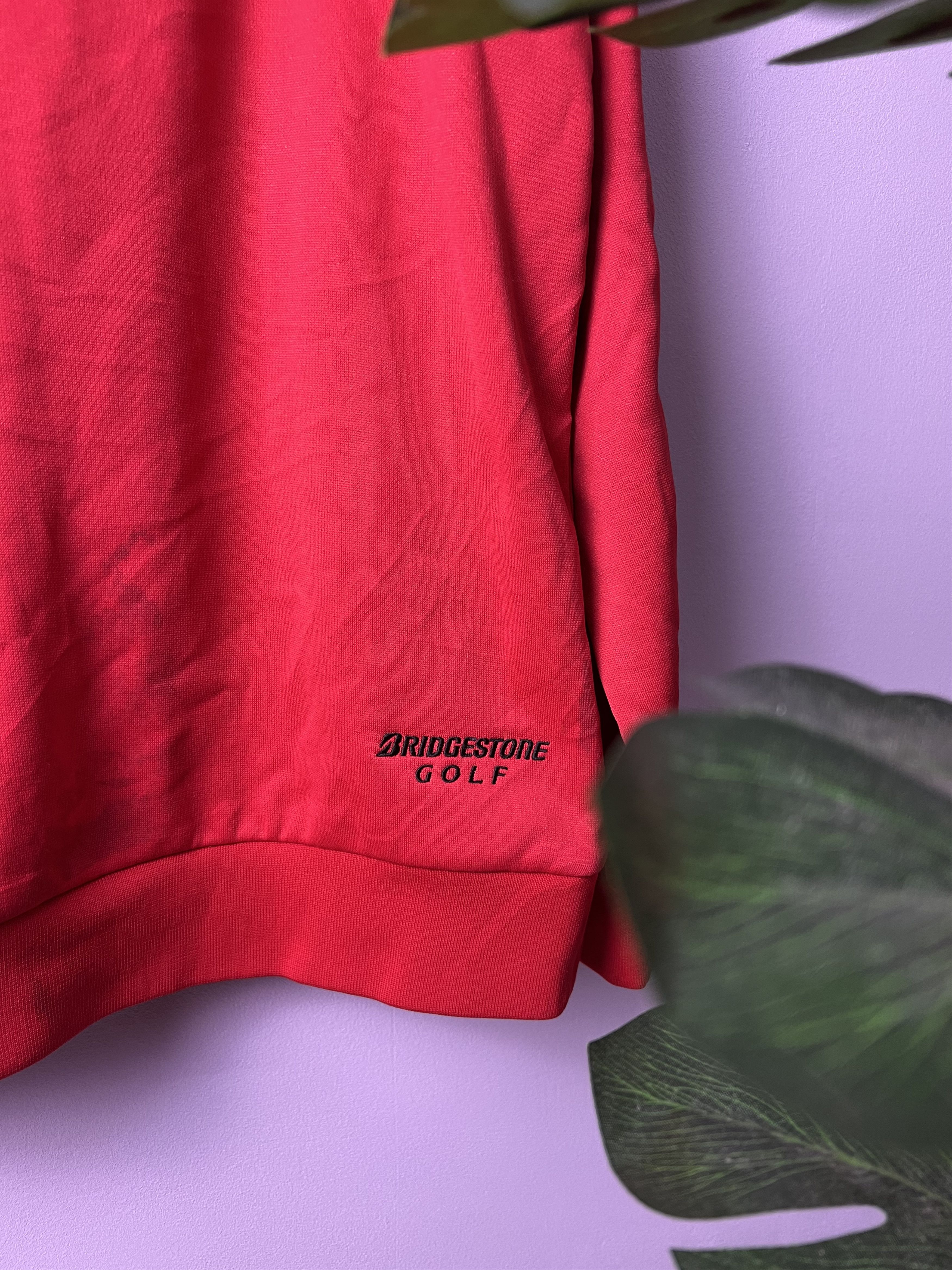 Japanese Brand 🔥Vintage Red Bridgestone Golf Light Jackets Size US M / EU 48-50 / 2 - 12 Thumbnail