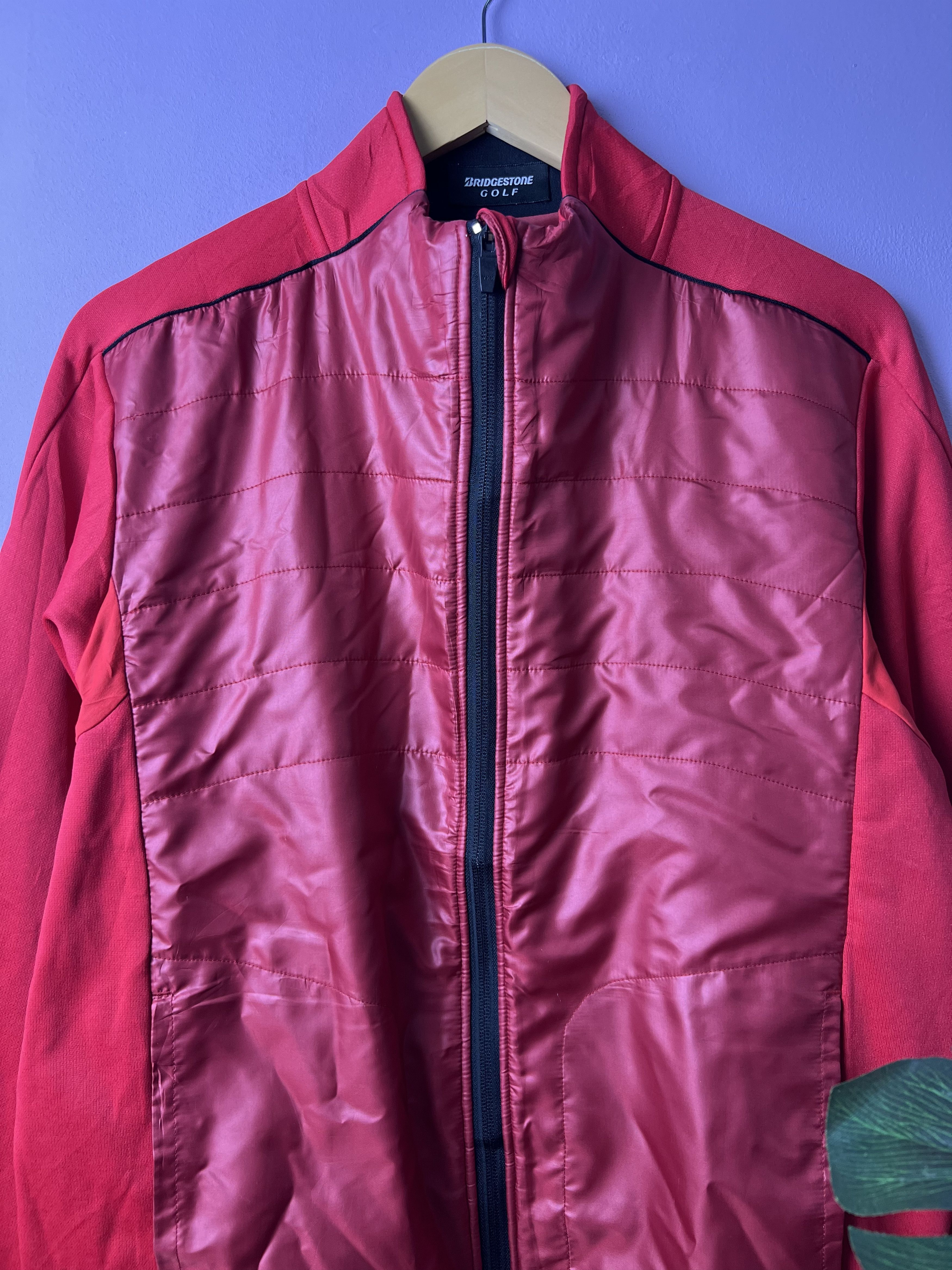 Japanese Brand 🔥Vintage Red Bridgestone Golf Light Jackets Size US M / EU 48-50 / 2 - 8 Thumbnail