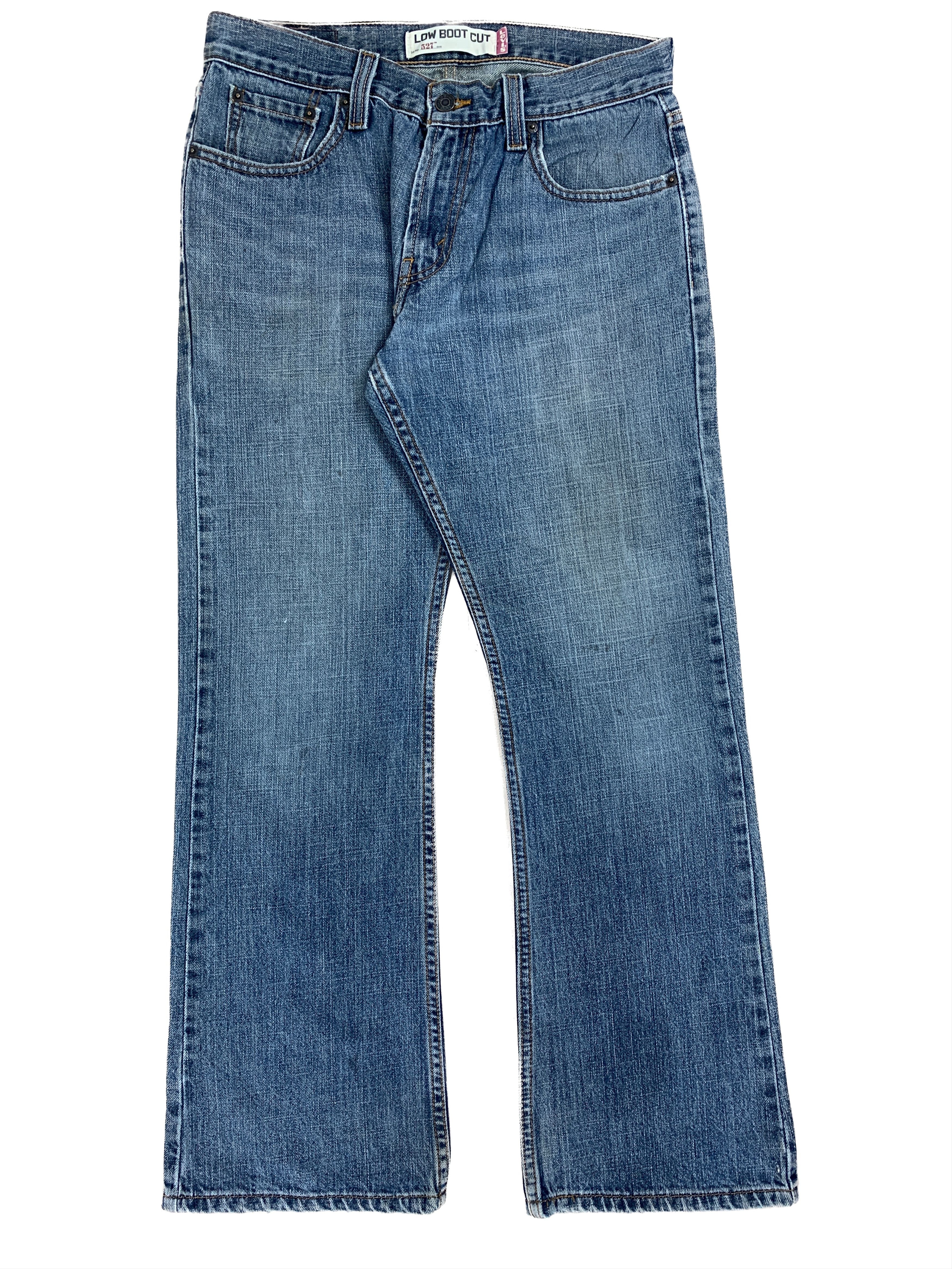 Vintage LEVI'S 527 Flared Low BootCut Faded Jeans P0068