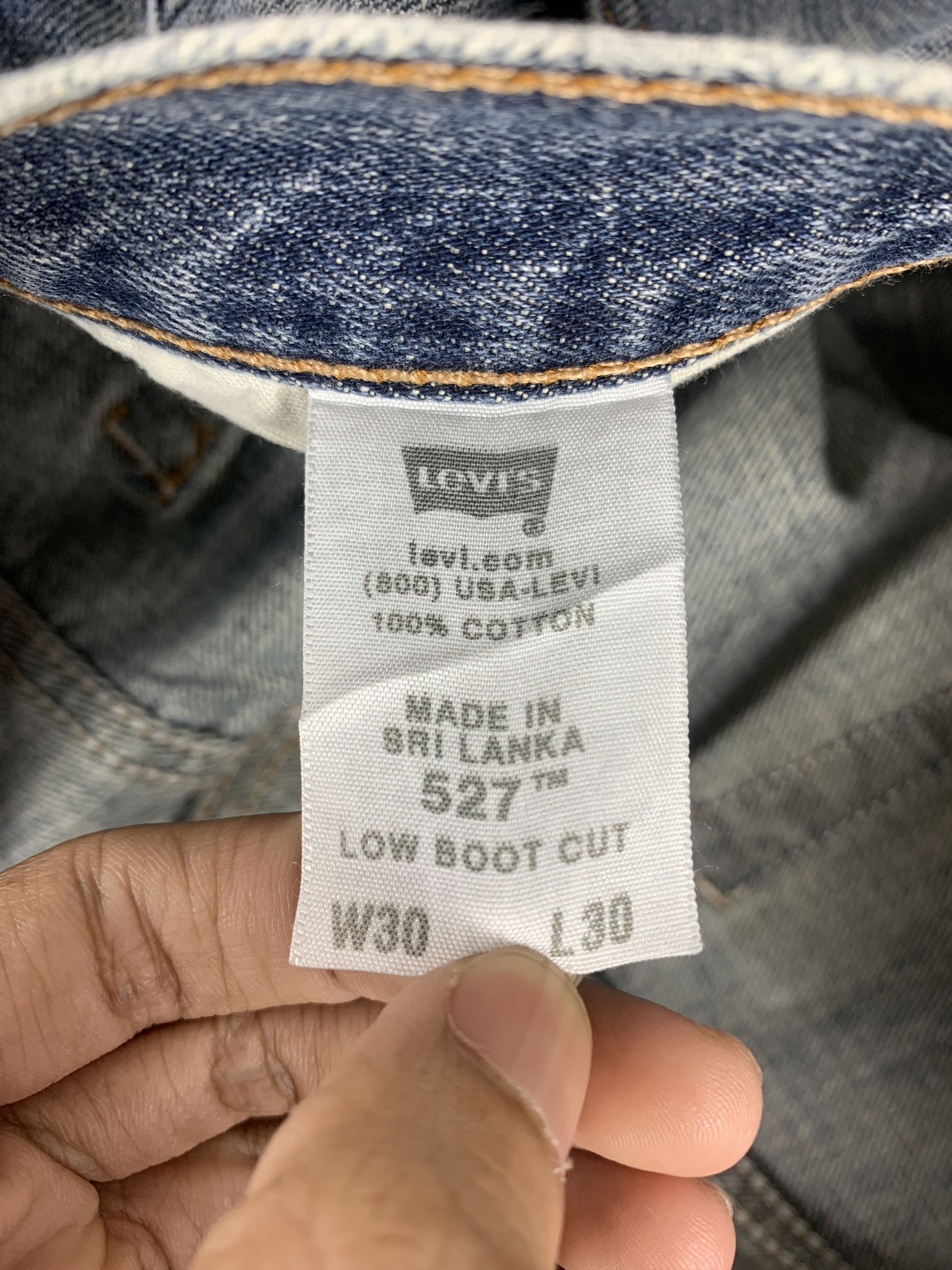 Levi's Vintage LEVI'S 527 Flared Low BootCut Faded Jeans P0068 Size US 30 / EU 46 - 9 Thumbnail