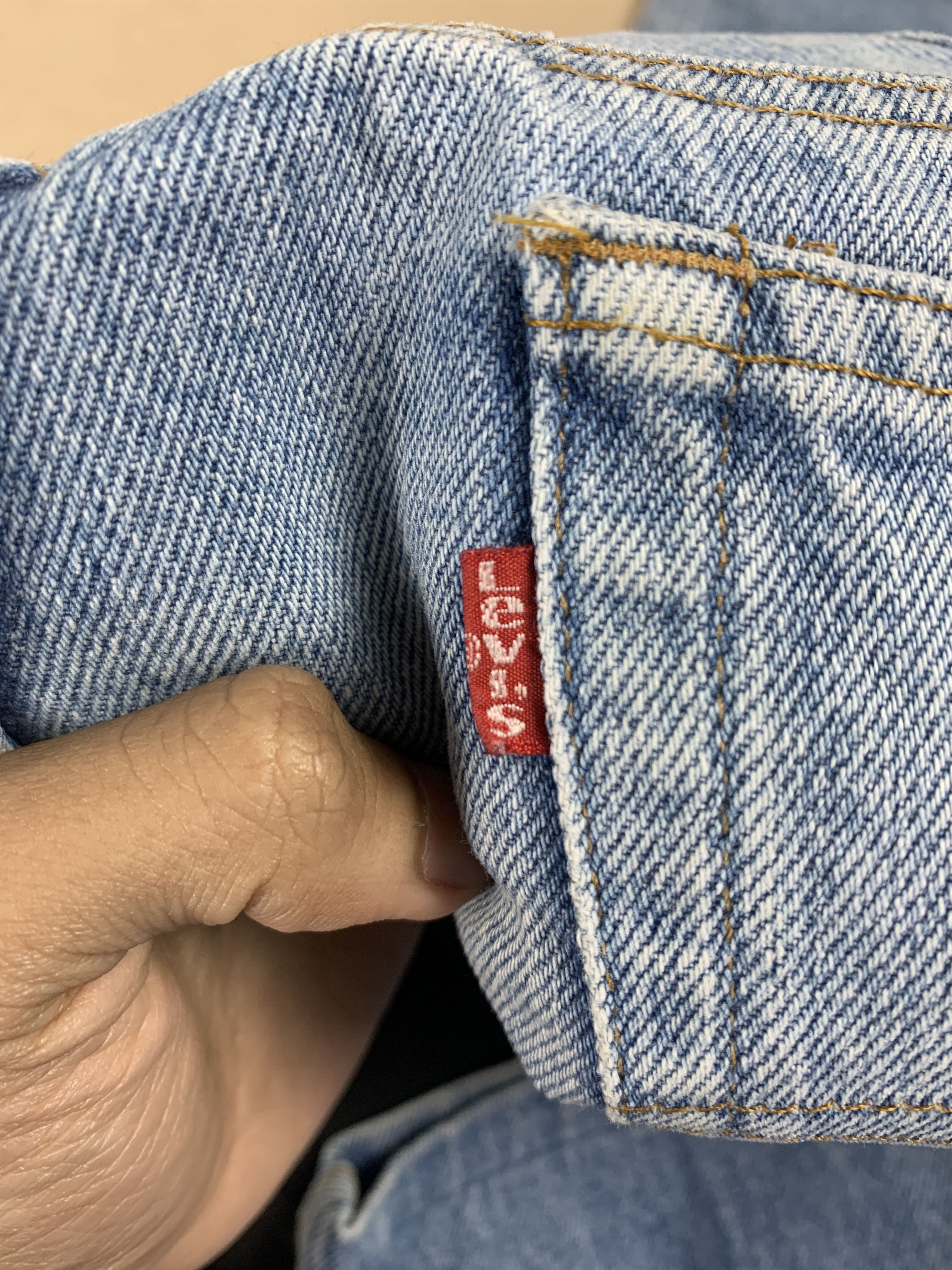 Levi's Vintage 90s LEVI'S 501 Faded Straight Cut Jeans P0064 Size US 33 - 8 Thumbnail