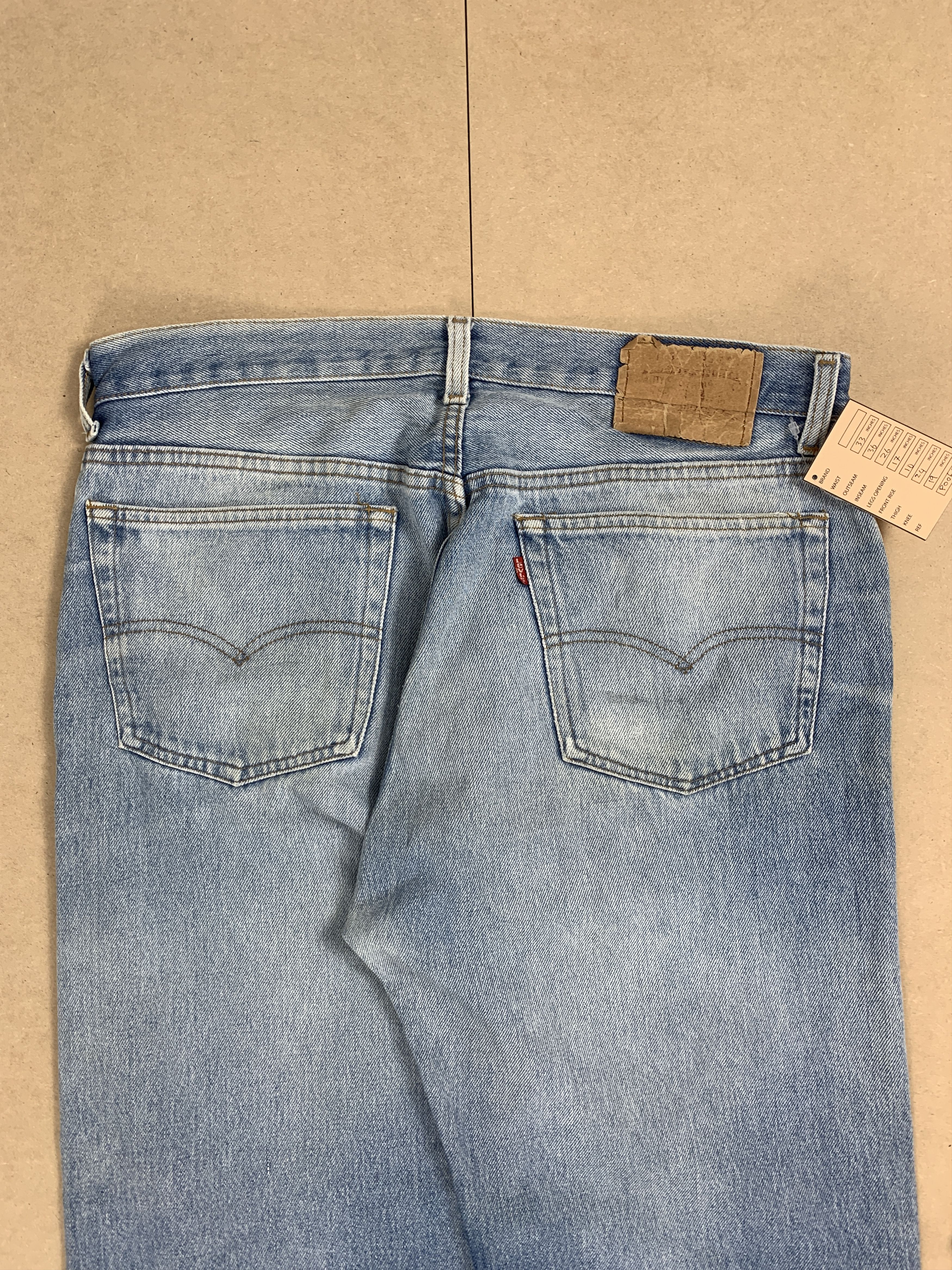 Levi's Vintage 90s LEVI'S 501 Faded Straight Cut Jeans P0064 Size US 33 - 6 Thumbnail
