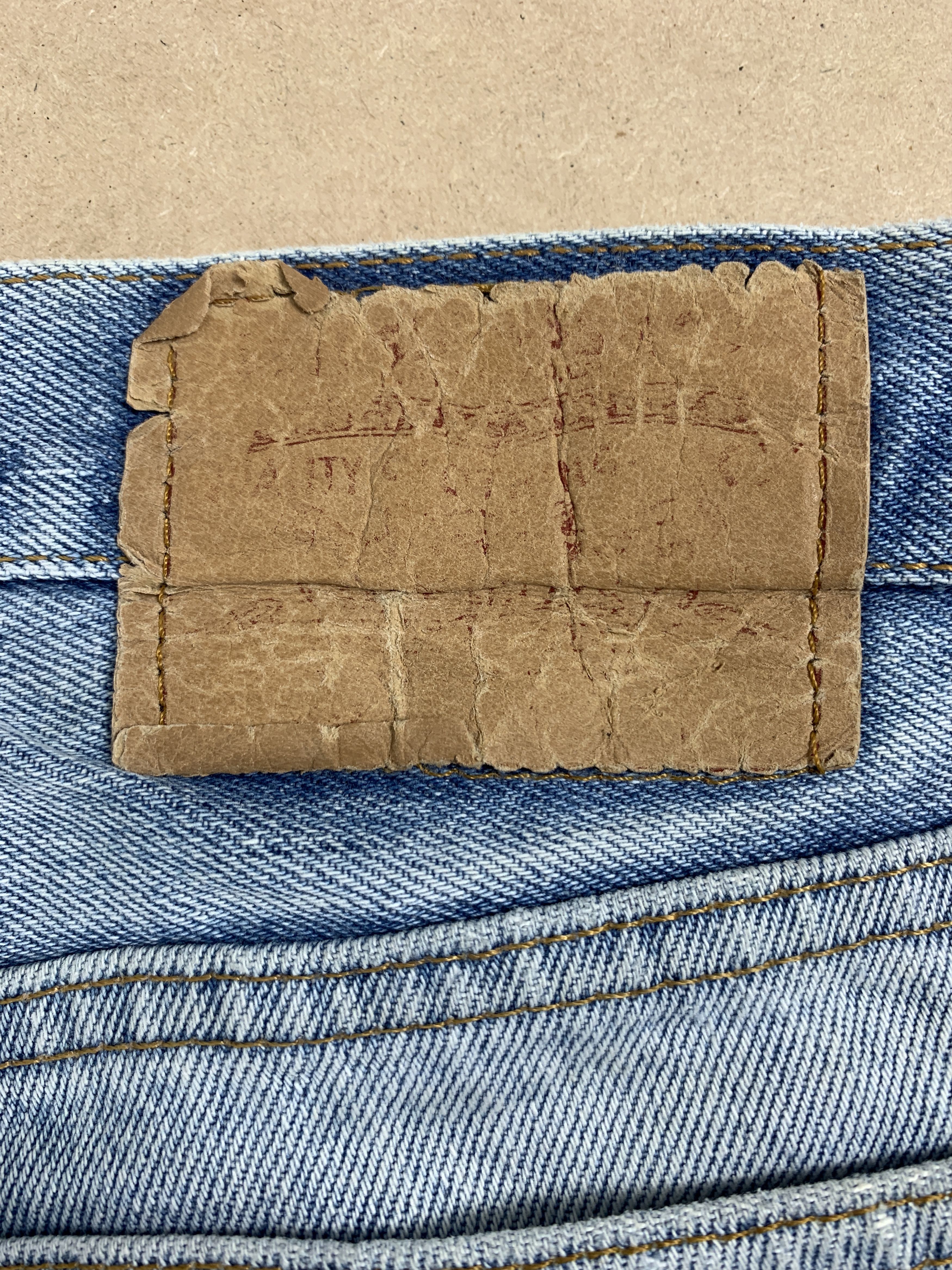 Levi's Vintage 90s LEVI'S 501 Faded Straight Cut Jeans P0064 Size US 33 - 7 Thumbnail