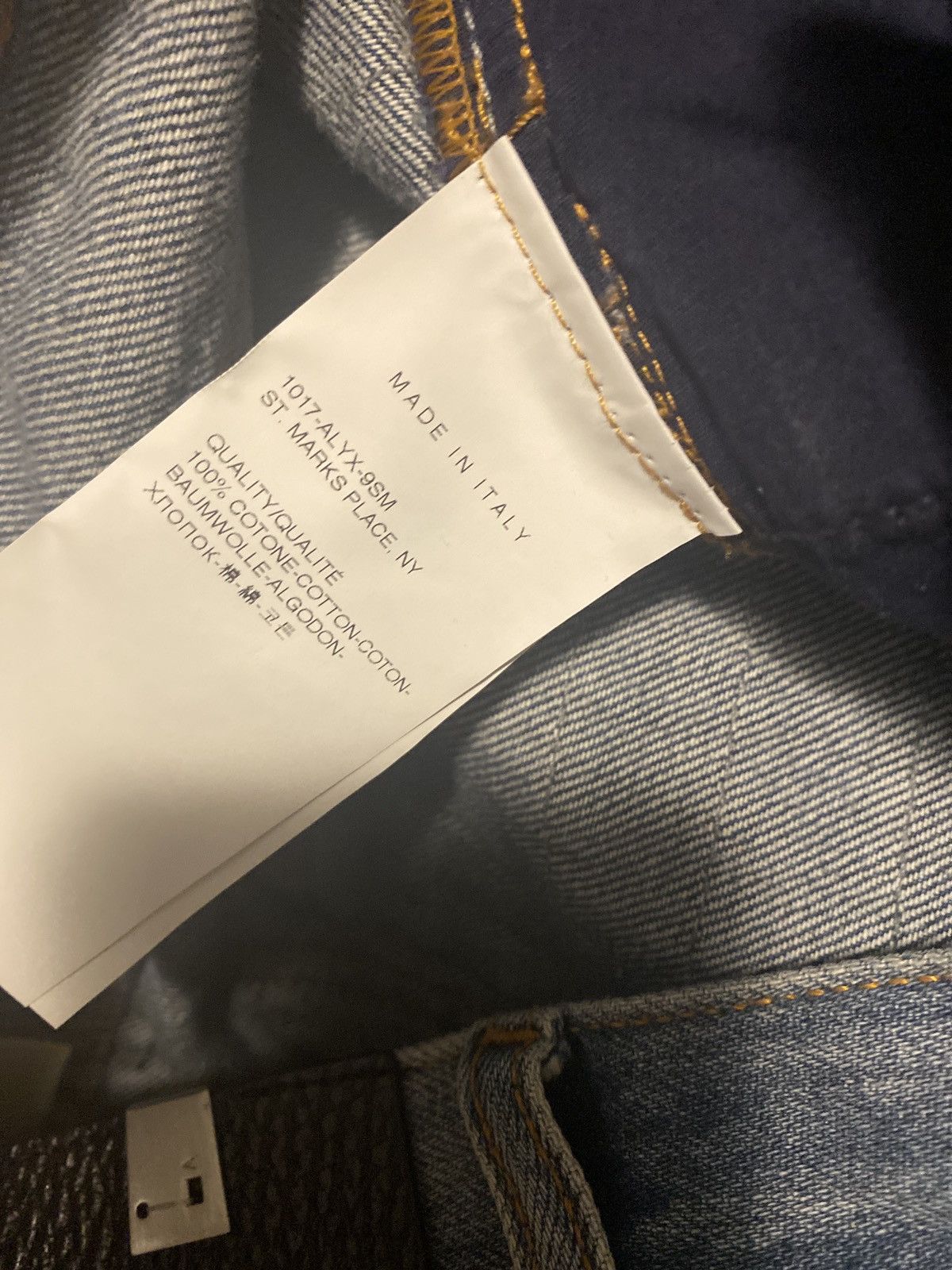 1017 ALYX 9SM × Blackmeans 1017 ALYX BLACKMEANS EDITION DENIM Size US 30 / EU 46 - 10 Thumbnail