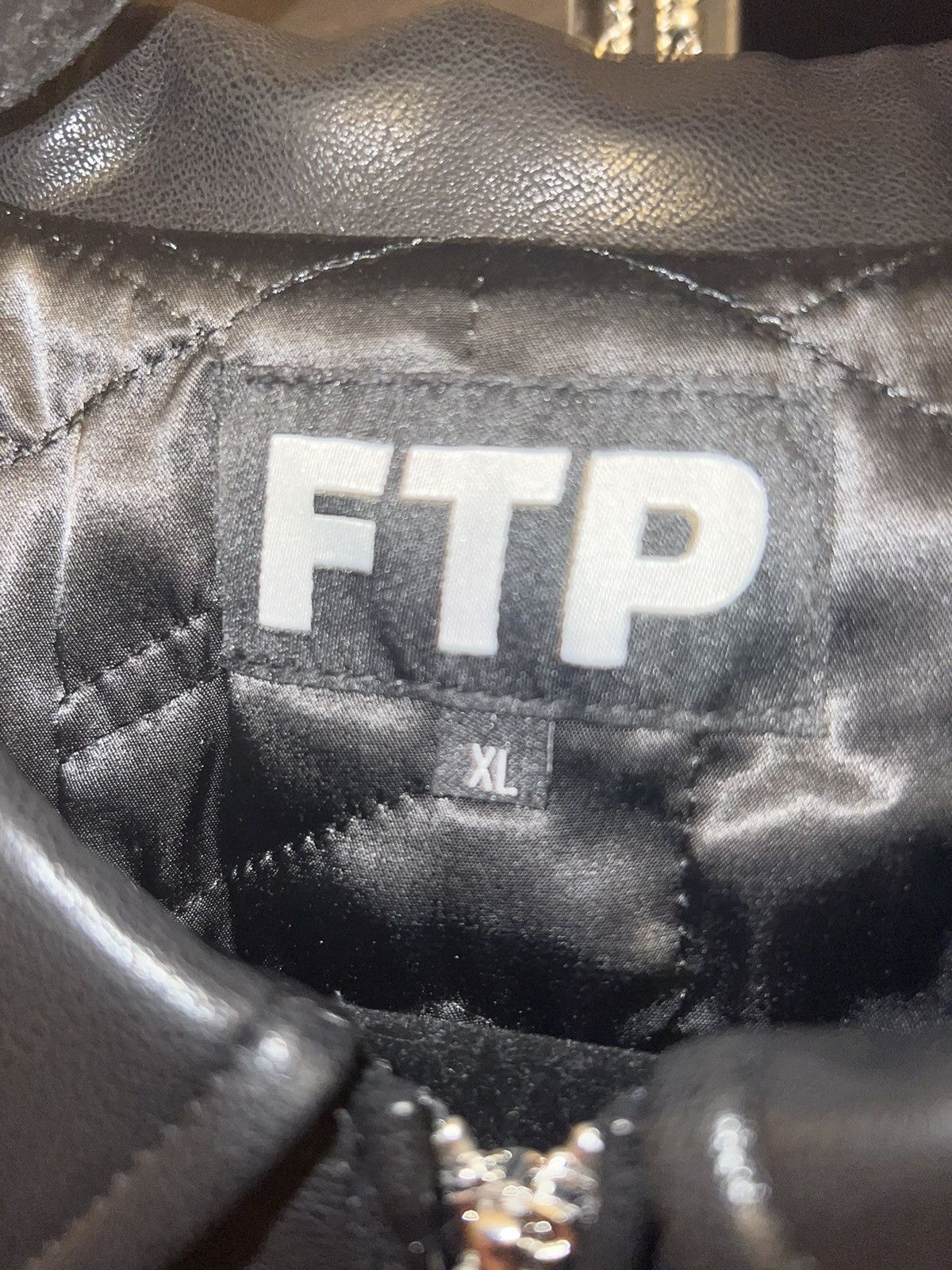 Fuck The Population FTP Allover Faux Leather jacket Size US XL / EU 56 / 4 - 4 Thumbnail