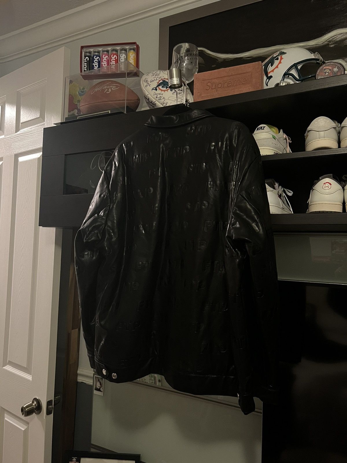 Fuck The Population FTP Allover Faux Leather jacket Size US XL / EU 56 / 4 - 3 Thumbnail