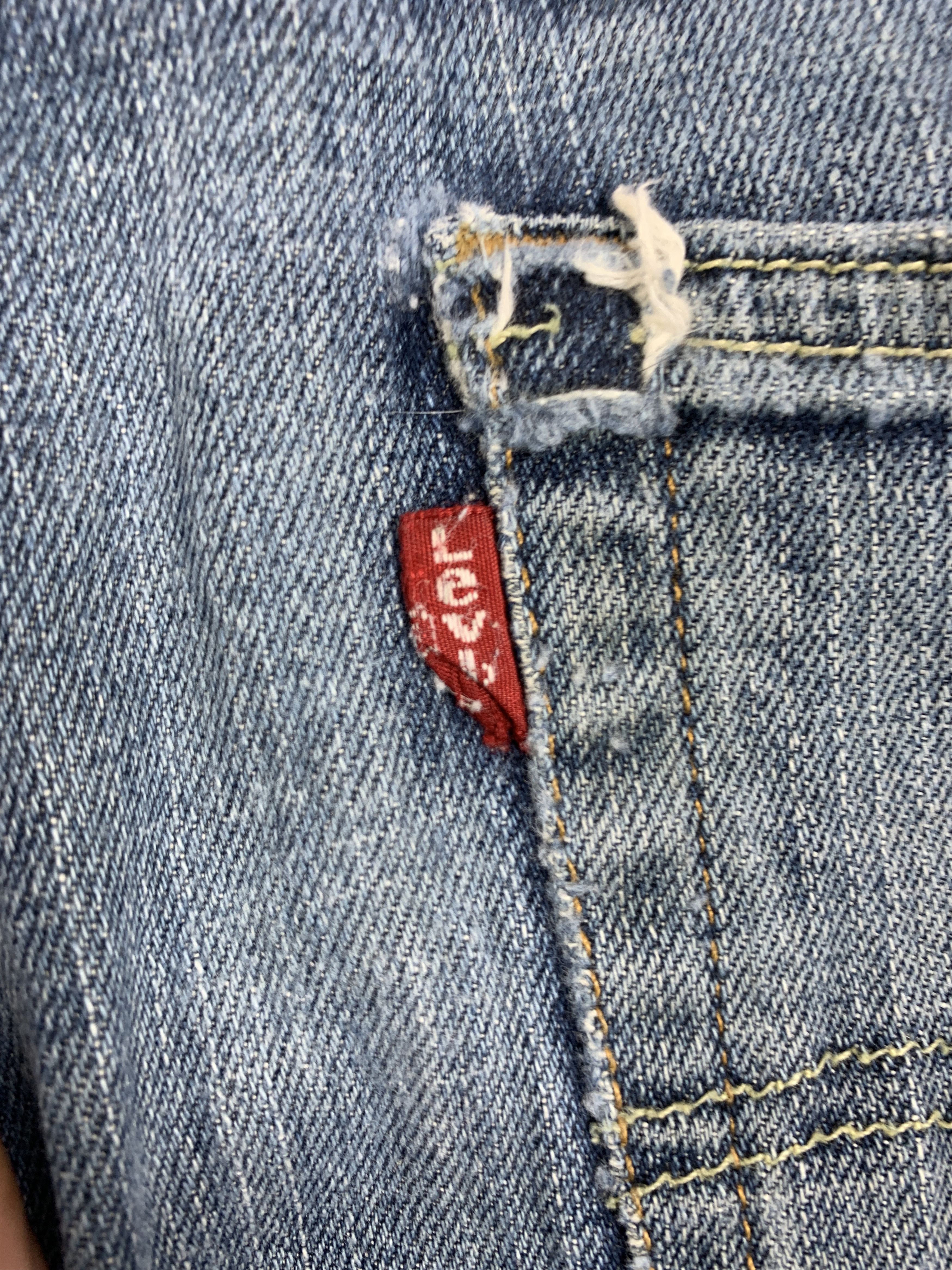 Levi's × Vintage Vintage LEVI'S 541 Distressed Faded Patch Mid Wash Jeans Size US 32 / EU 48 - 13 Thumbnail
