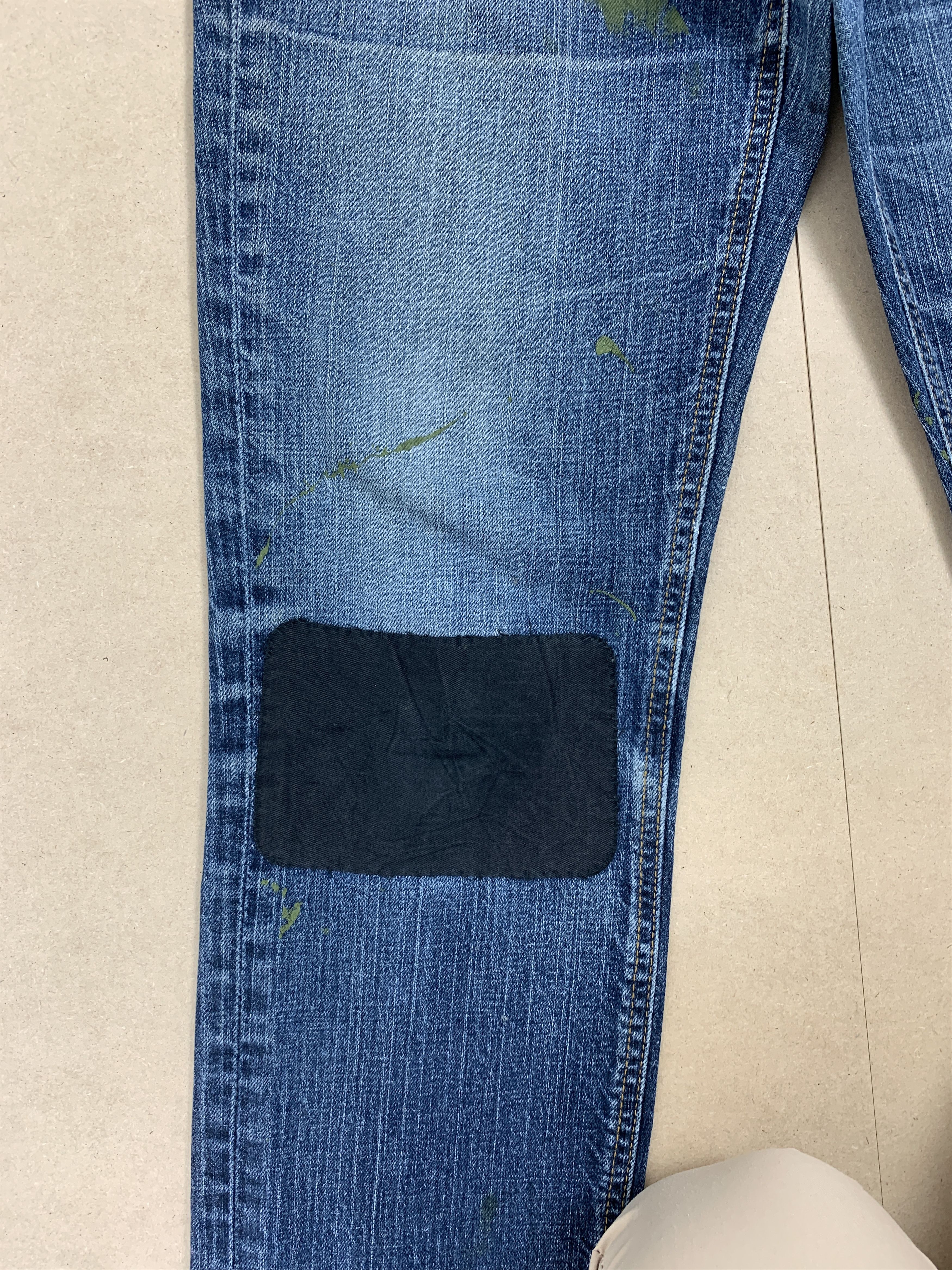 Levi's × Vintage Vintage LEVI'S 541 Distressed Faded Patch Mid Wash Jeans Size US 32 / EU 48 - 7 Thumbnail