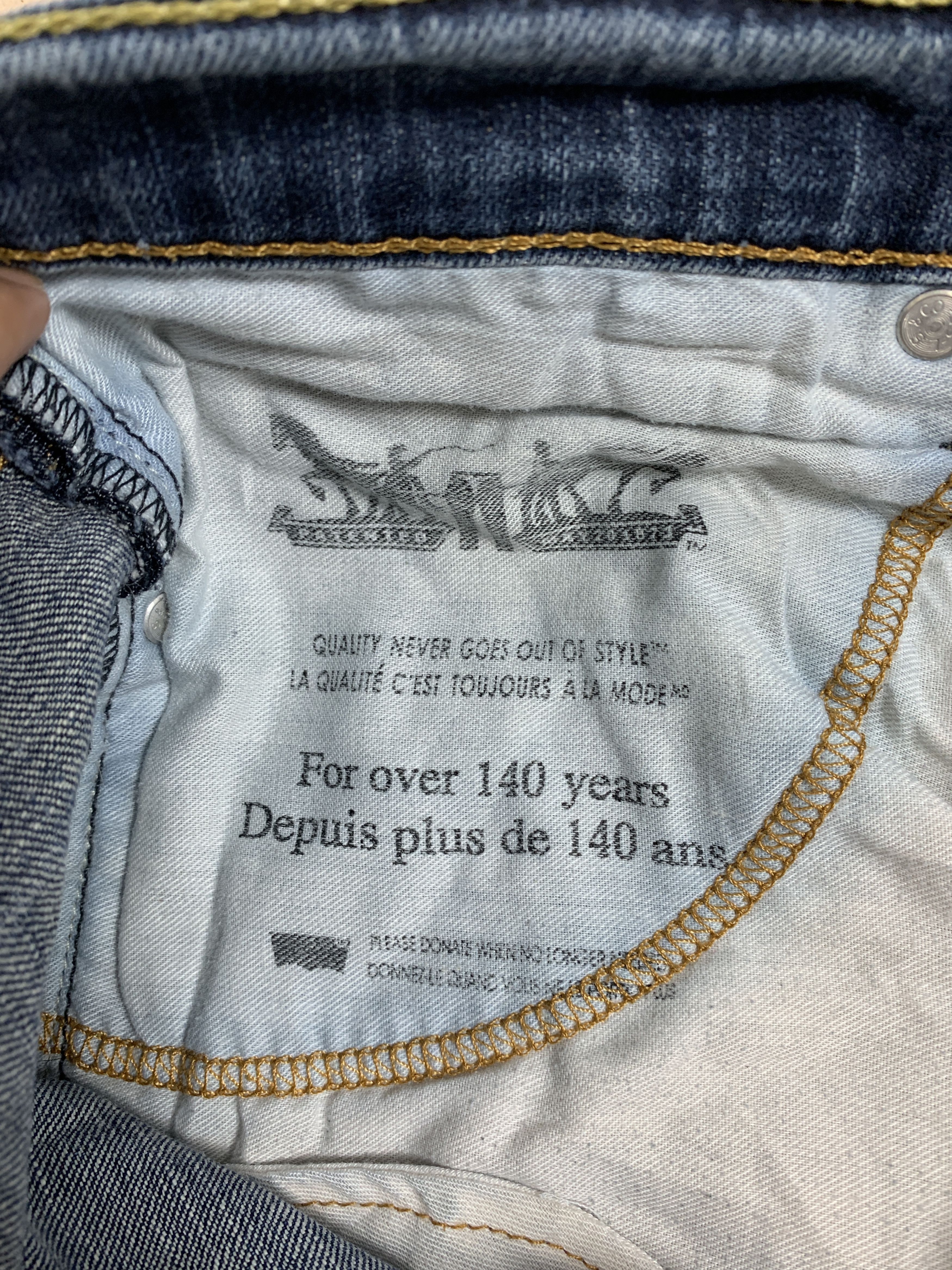 Levi's × Vintage Vintage LEVI'S 541 Distressed Faded Patch Mid Wash Jeans Size US 32 / EU 48 - 14 Thumbnail