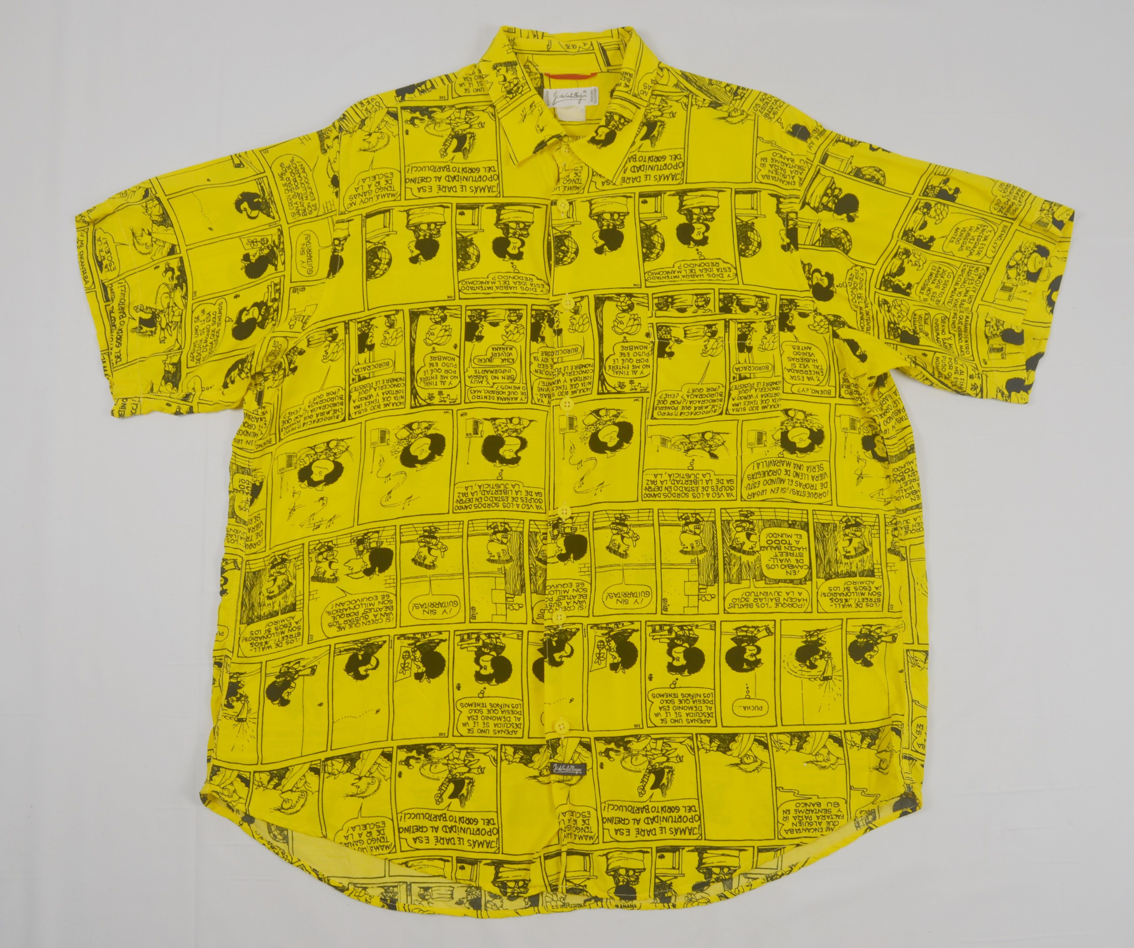 image of Cartoon Network x Jean Charles De Castelbajac Peanuts X Jc De Castelbajac Made In Italy Rayon Shirt