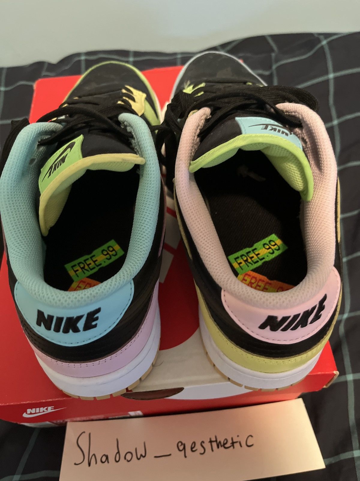 Nike Nike Dunk Low Free 99 Black Size US 10.5 / EU 43-44 - 7 Thumbnail