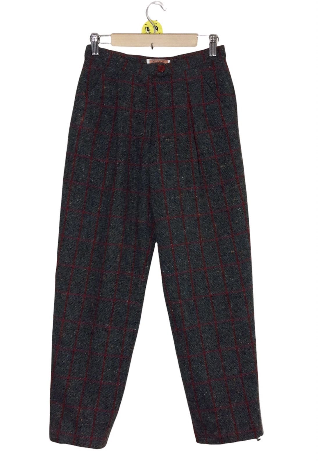 Vintage SPORTMAX by MAX MARA Wool Pants Herringbone ITALY