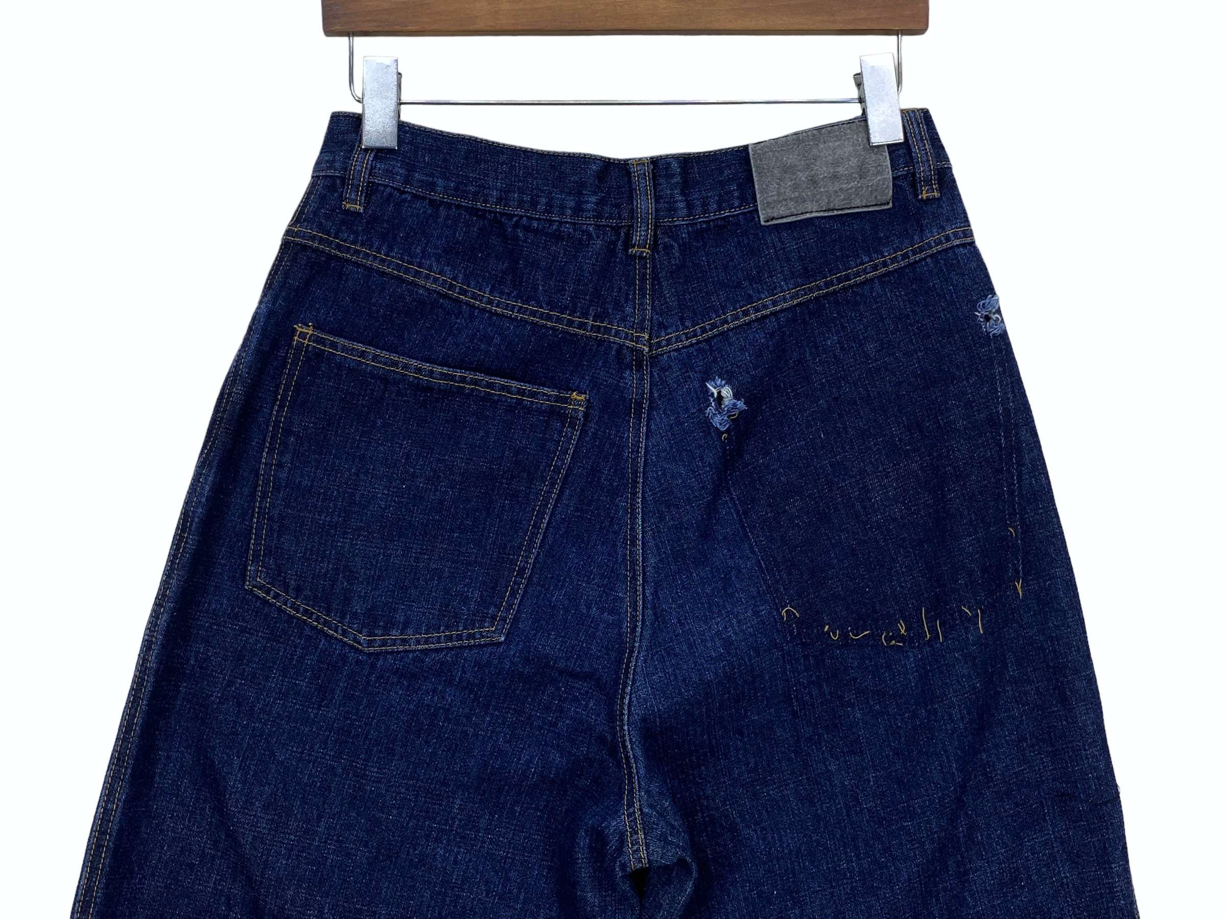 Japanese Brand Joker Baggy Denim Jeans Hip Hop Skateboards Size US 31 - 6 Thumbnail