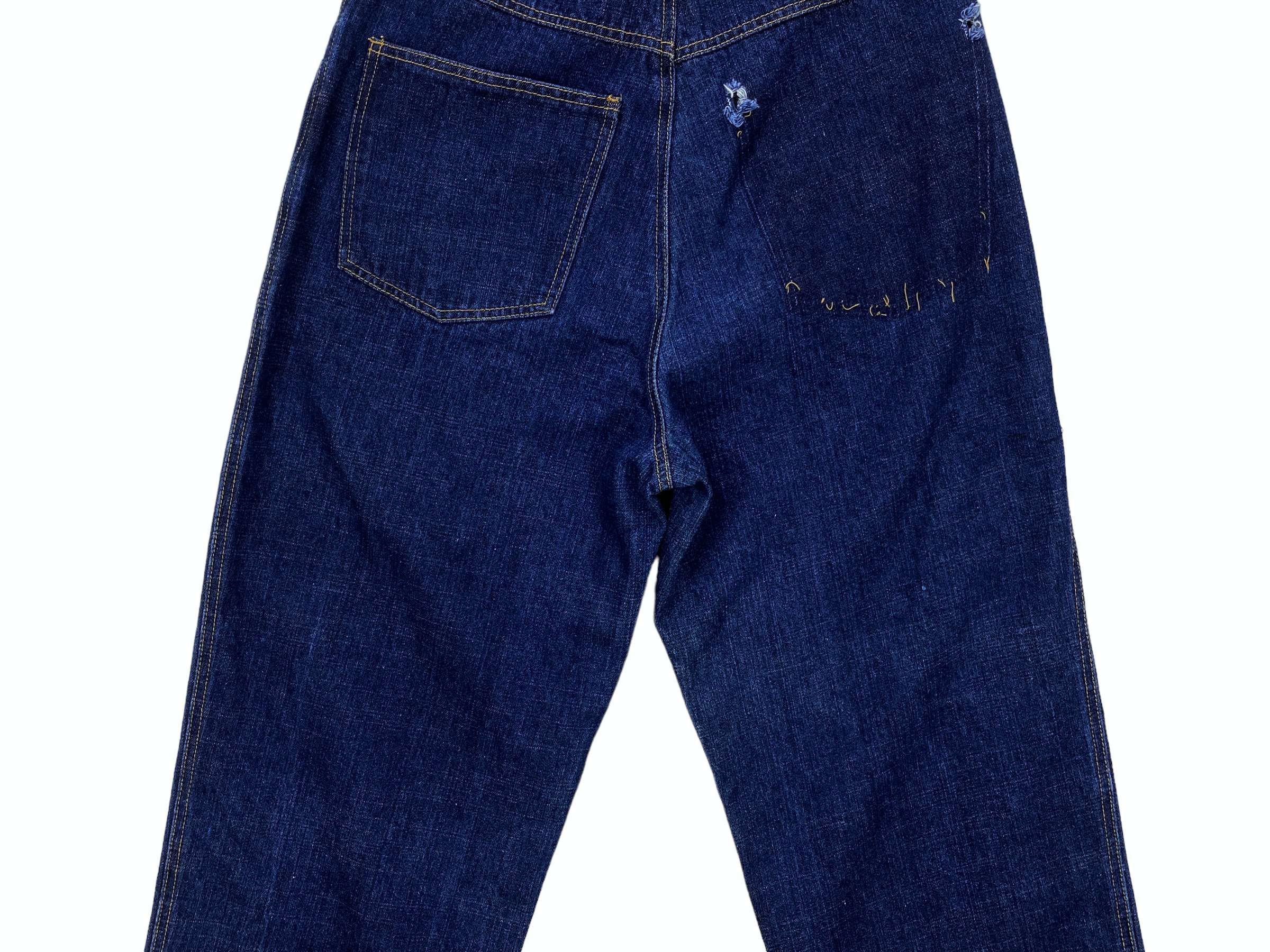 Japanese Brand Joker Baggy Denim Jeans Hip Hop Skateboards Size US 31 - 7 Thumbnail