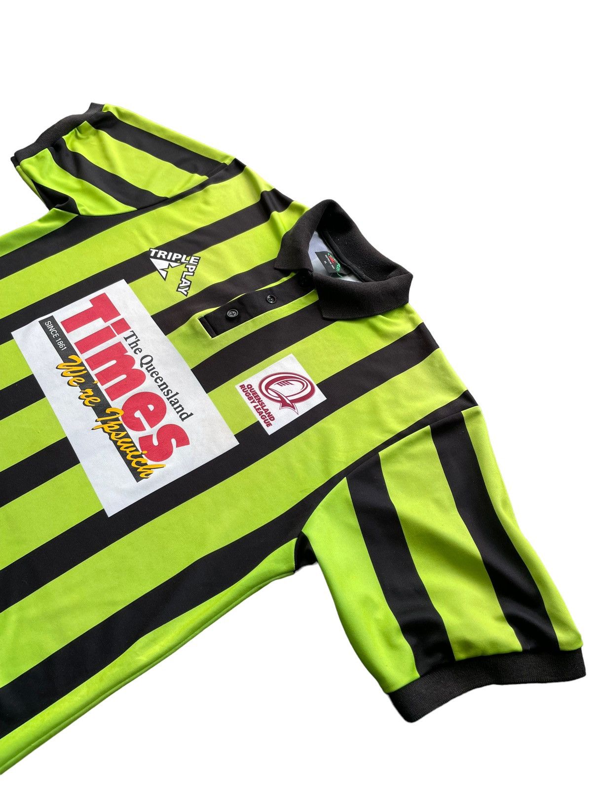 Canterbury of New Zealand Vintage Queensland Rugby League Jersey Size US XL / EU 56 / 4 - 2 Thumbnail