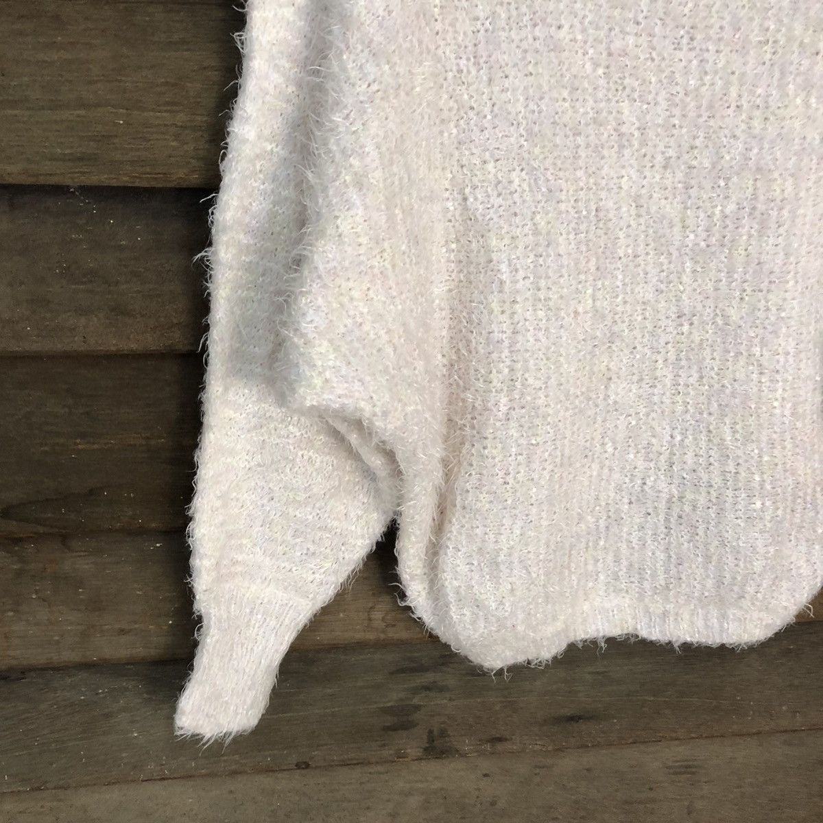Homespun Knitwear × Japanese Brand Japanese Brand Shag Shaggy Fur Mohair Knitwear #7033 Size L / US 10 / IT 46 - 4 Thumbnail