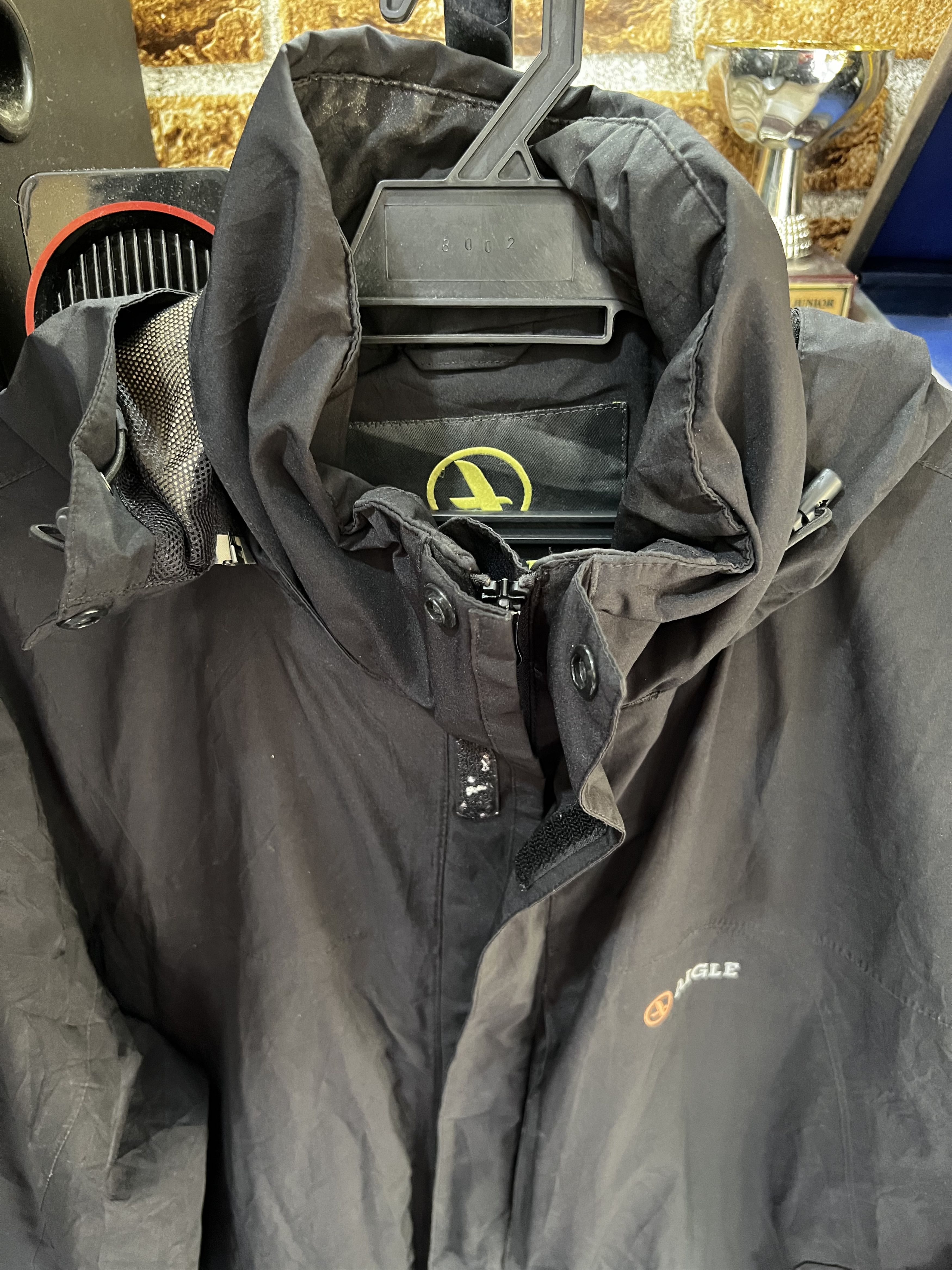 Aigle 🔥Aigle Goretex Black Zipper Windbreaker Size US XL / EU 56 / 4 - 7 Thumbnail