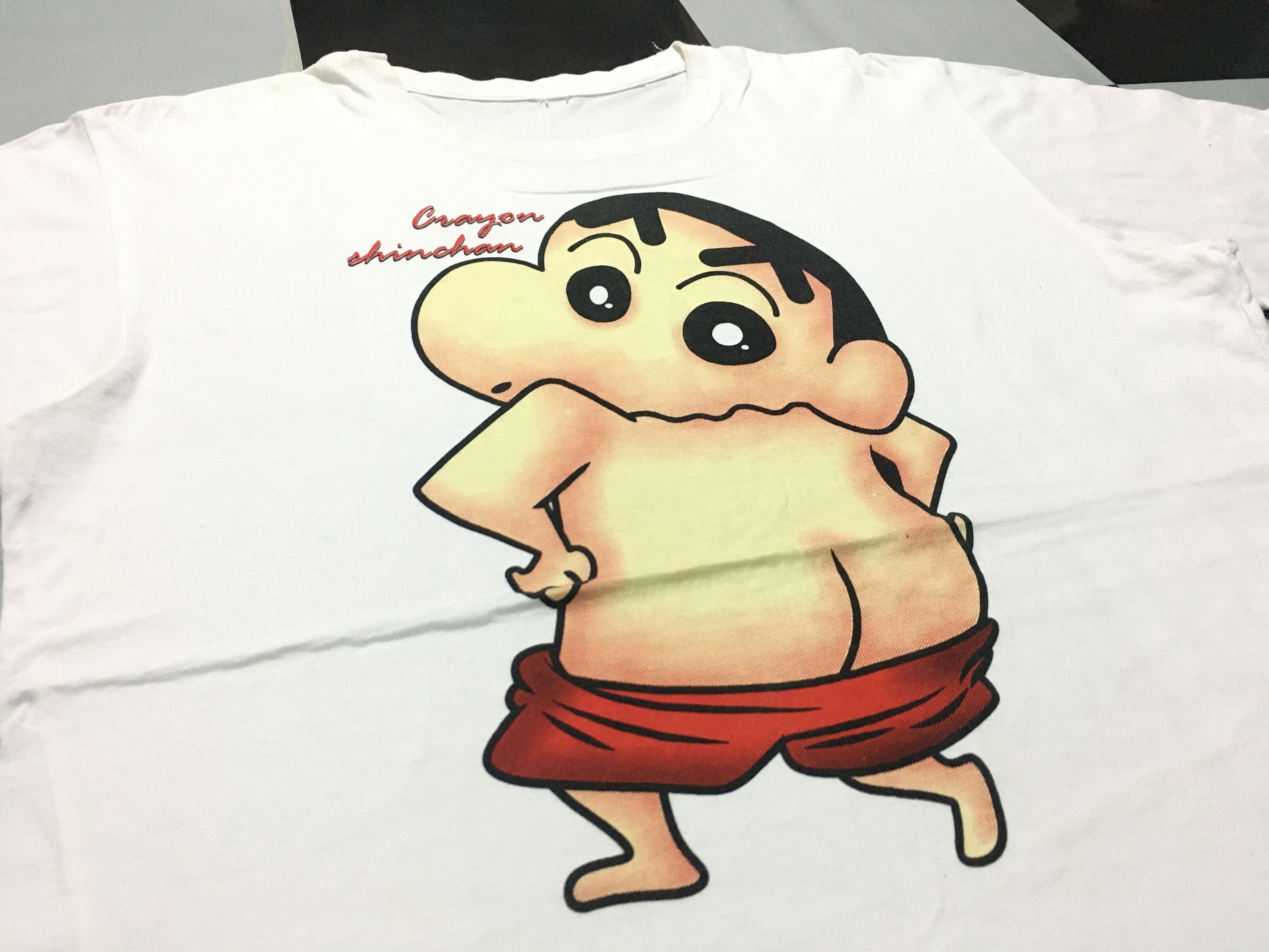 Cartoon Network × Japanese Brand × Vintage Vintage Crayon Shinchan Shirt 90s Japanese Comedy Anime Size US XL / EU 56 / 4 - 1 Thumbnail