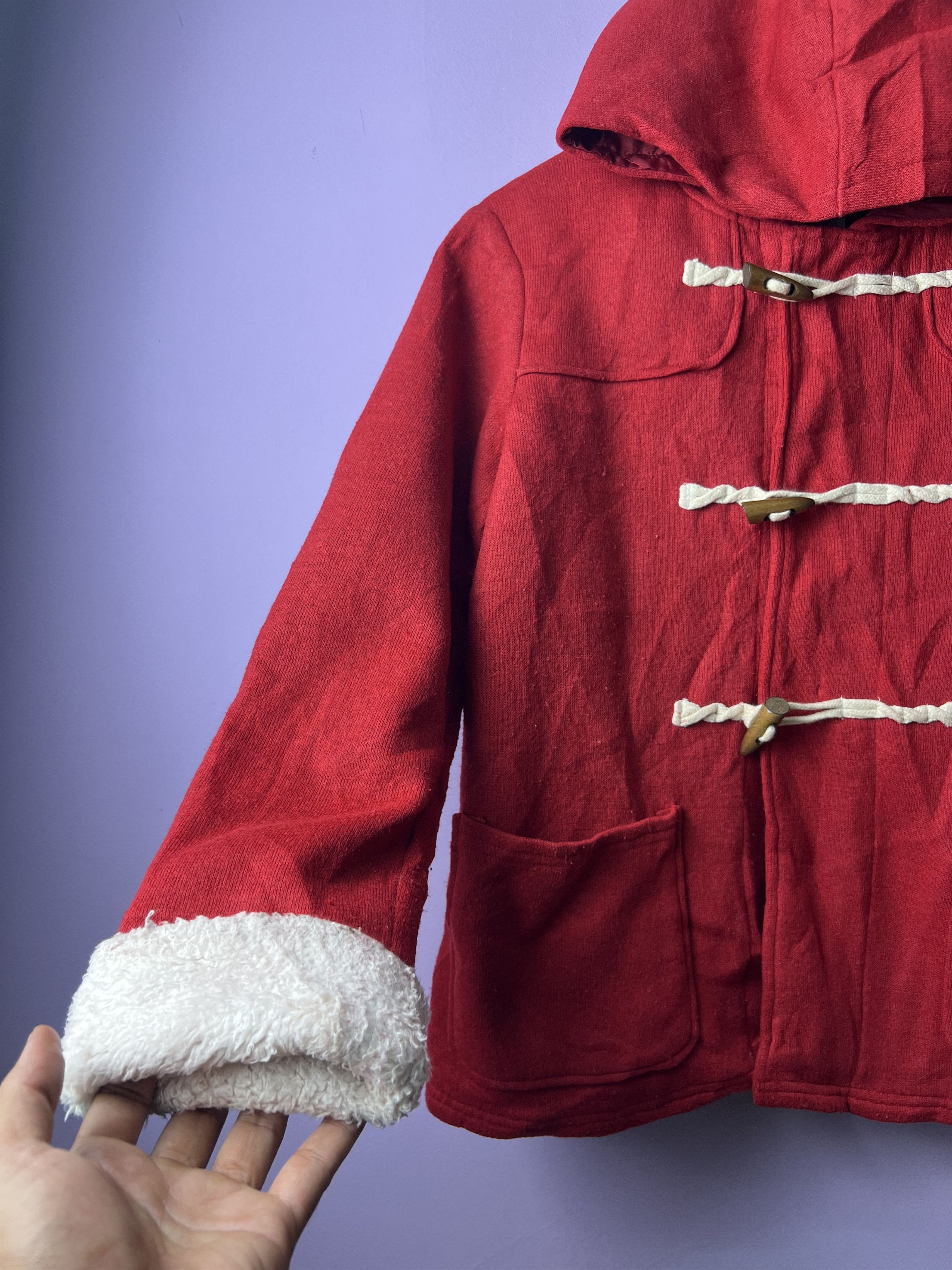 Japanese Brand 🔥Ikka Red Duffle Coats Size M / US 6-8 / IT 42-44 - 9 Thumbnail