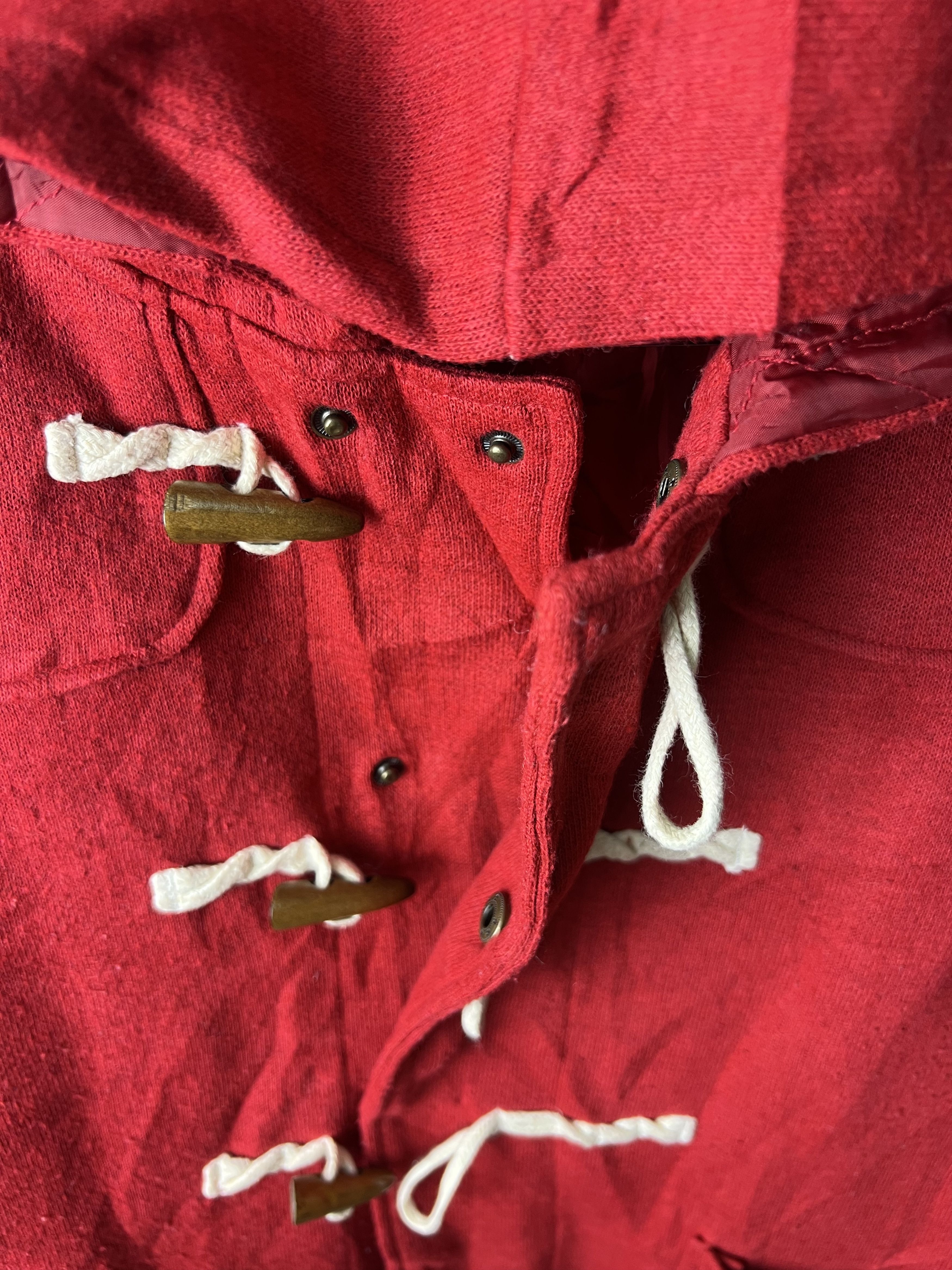 Japanese Brand 🔥Ikka Red Duffle Coats Size M / US 6-8 / IT 42-44 - 11 Thumbnail