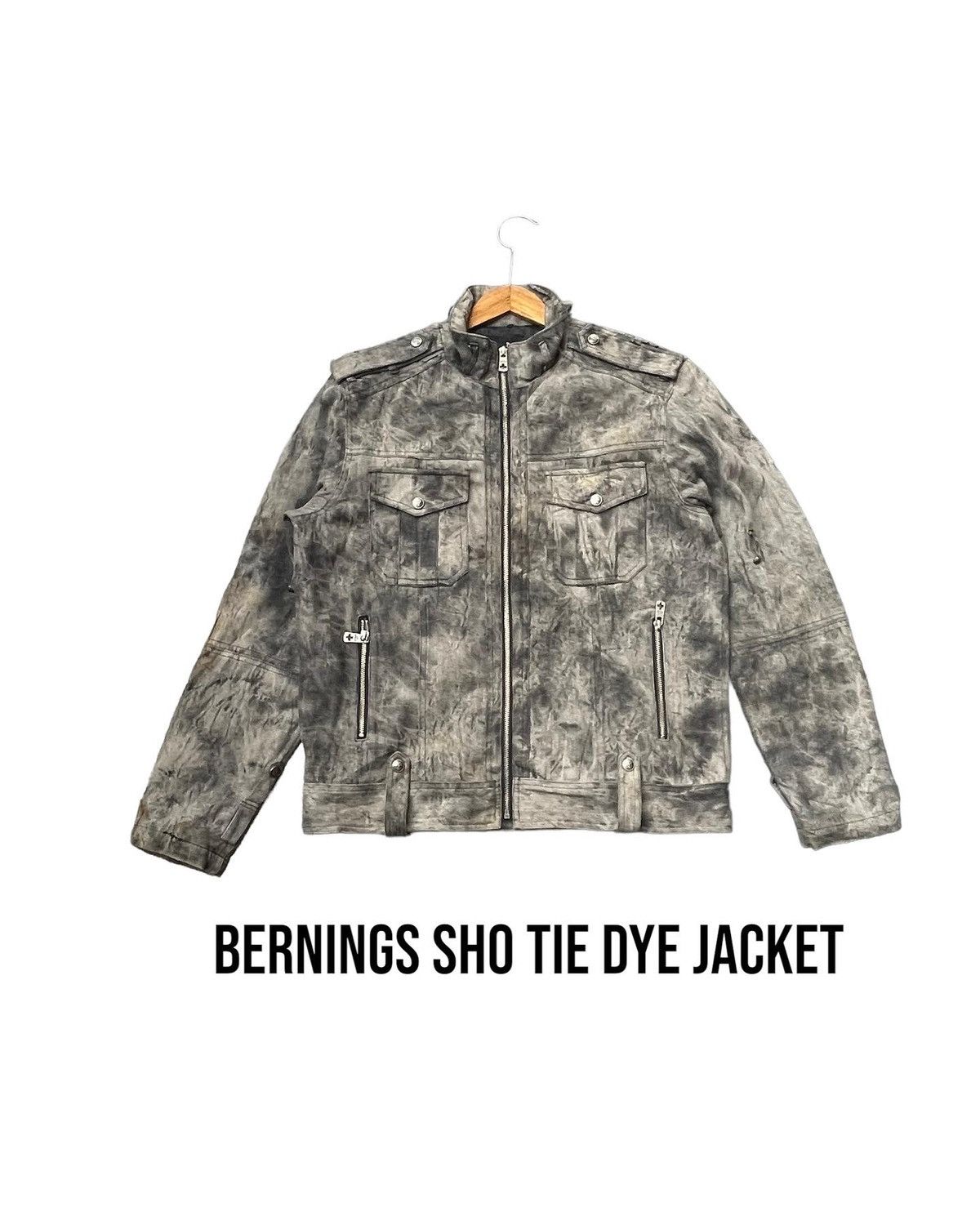 Japanese Brand Japan Bernings Sho Punk Tie Dye Jacket Size US L / EU 52-54 / 3 - 1 Thumbnail