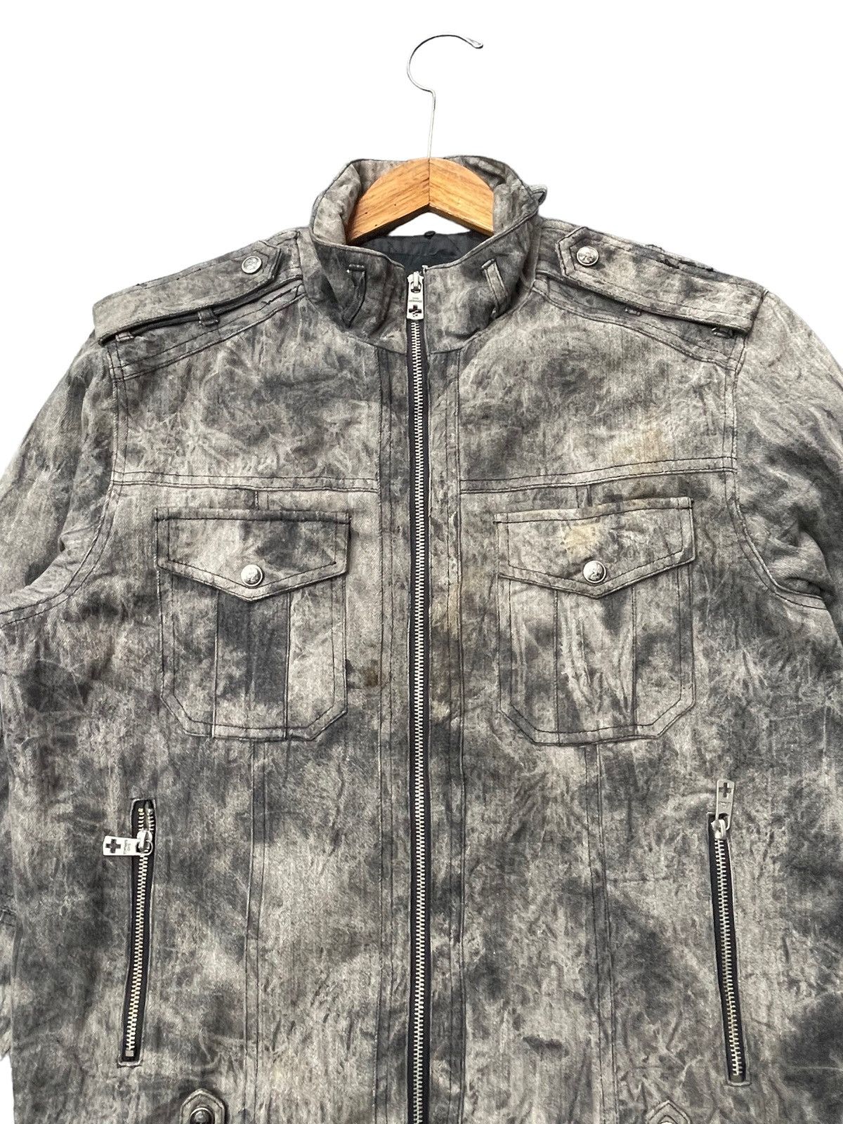 Japanese Brand Japan Bernings Sho Punk Tie Dye Jacket Size US L / EU 52-54 / 3 - 3 Thumbnail