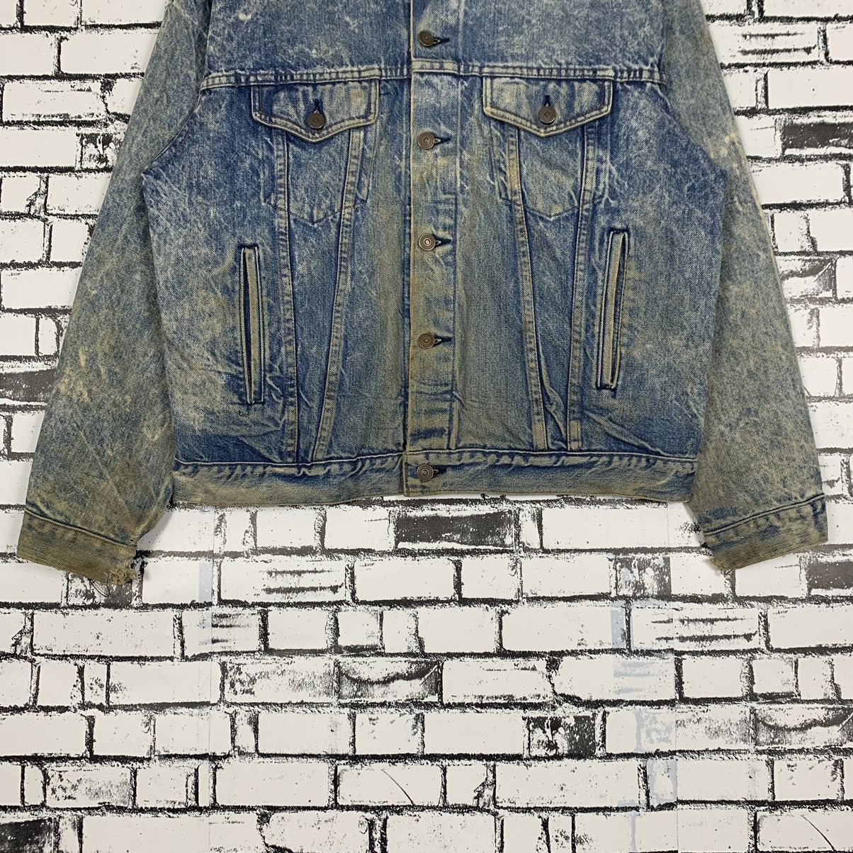Vintage Vintage Learn to Fly Denim Blue Jean Jacket Size US M / EU 48-50 / 2 - 4 Thumbnail
